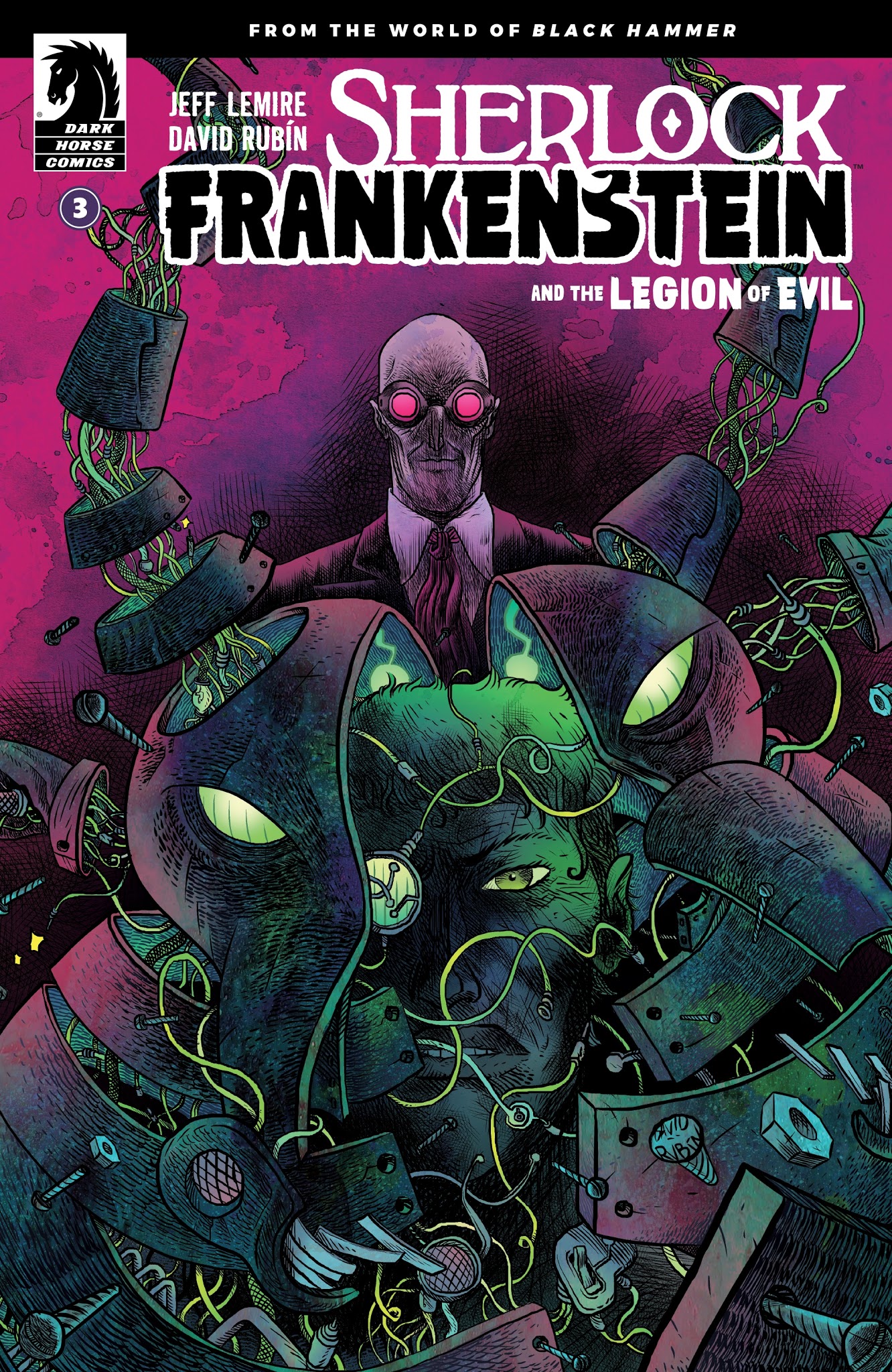 Read online Sherlock Frankenstein and the Legion of Evil comic -  Issue #3 - 1