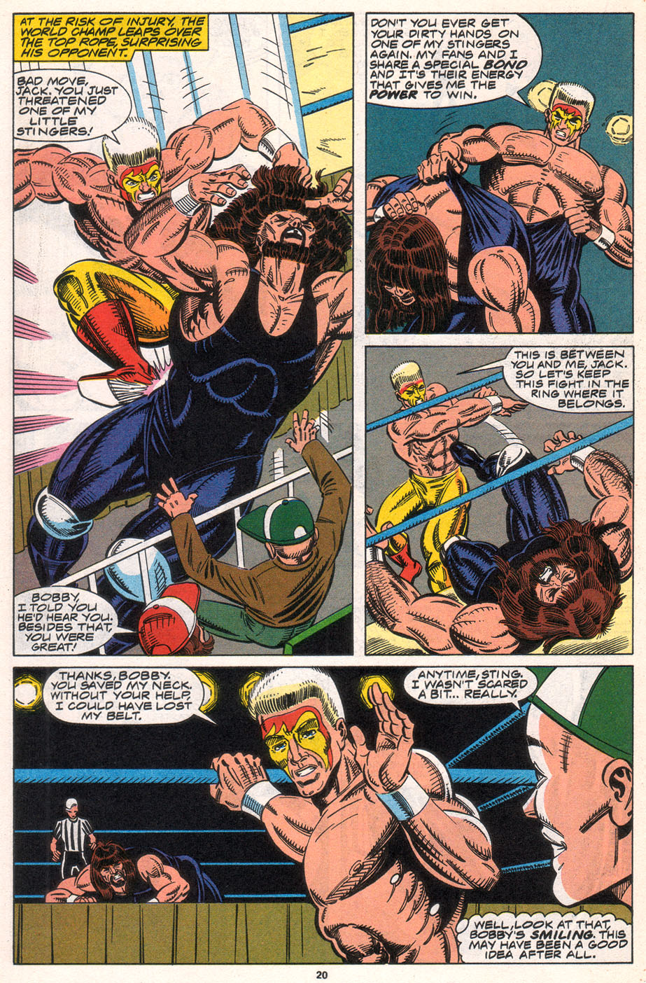 Read online WCW World Championship Wrestling comic -  Issue #8 - 20