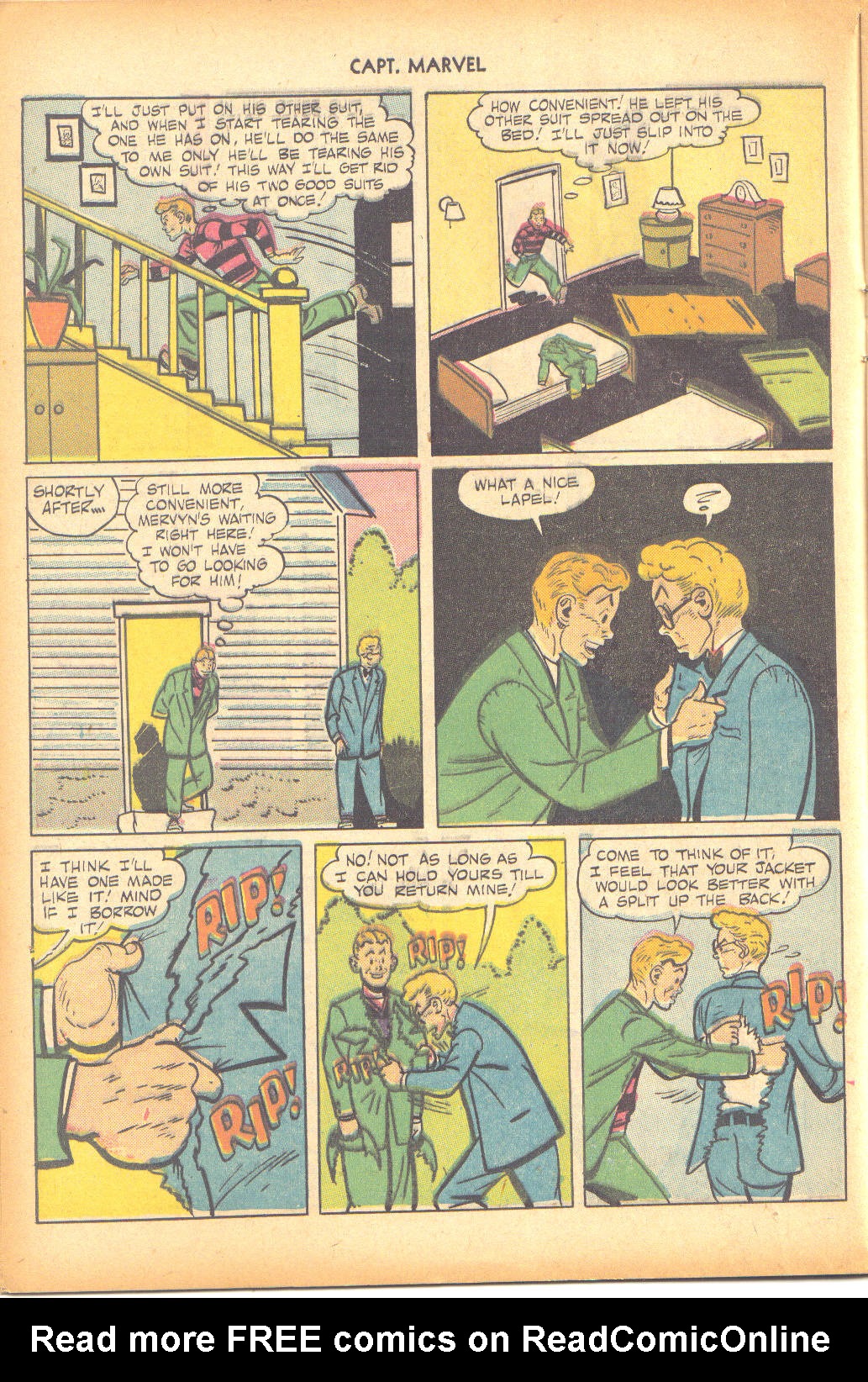 Read online Captain Marvel Adventures comic -  Issue #109 - 16