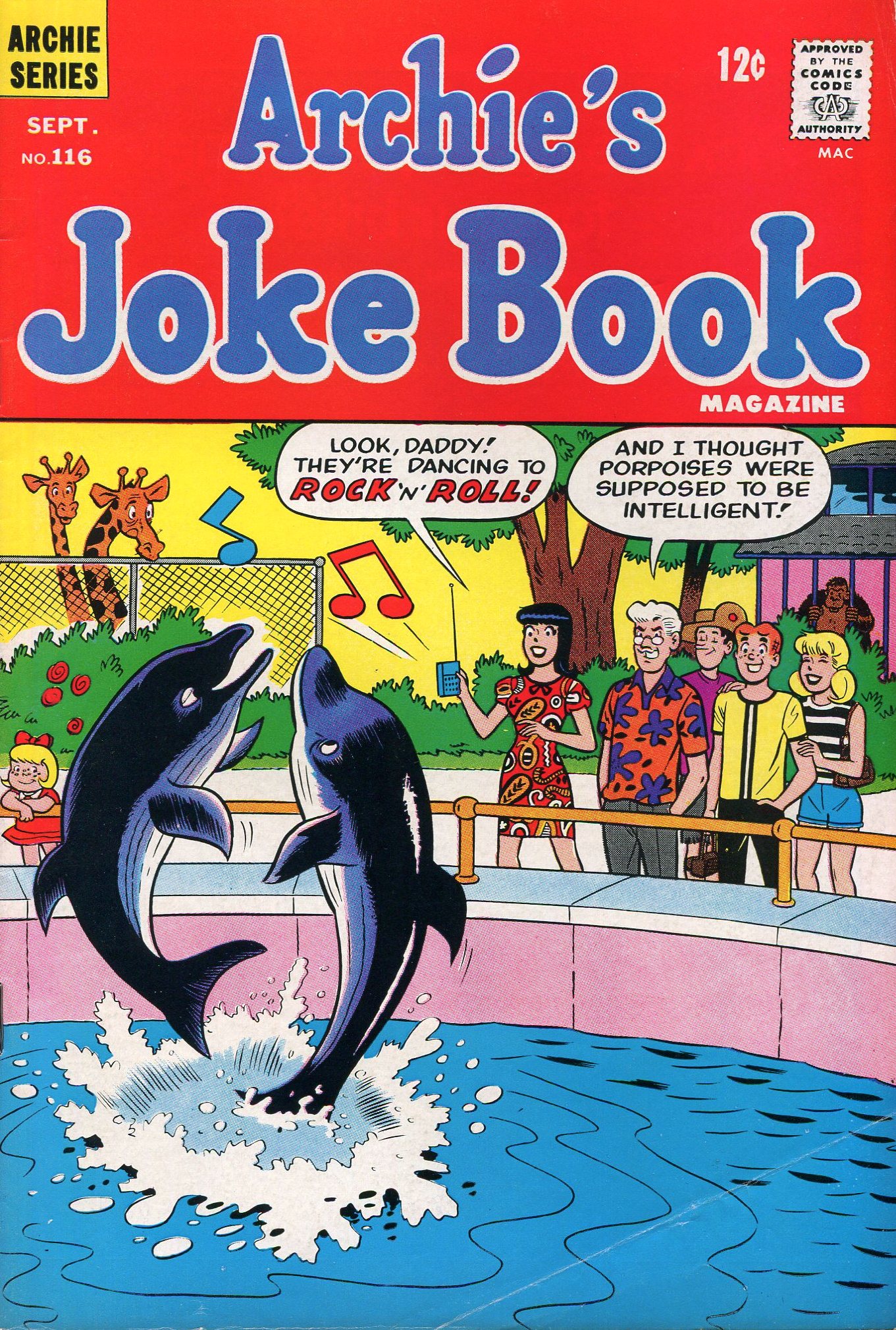 Read online Archie's Joke Book Magazine comic -  Issue #116 - 1