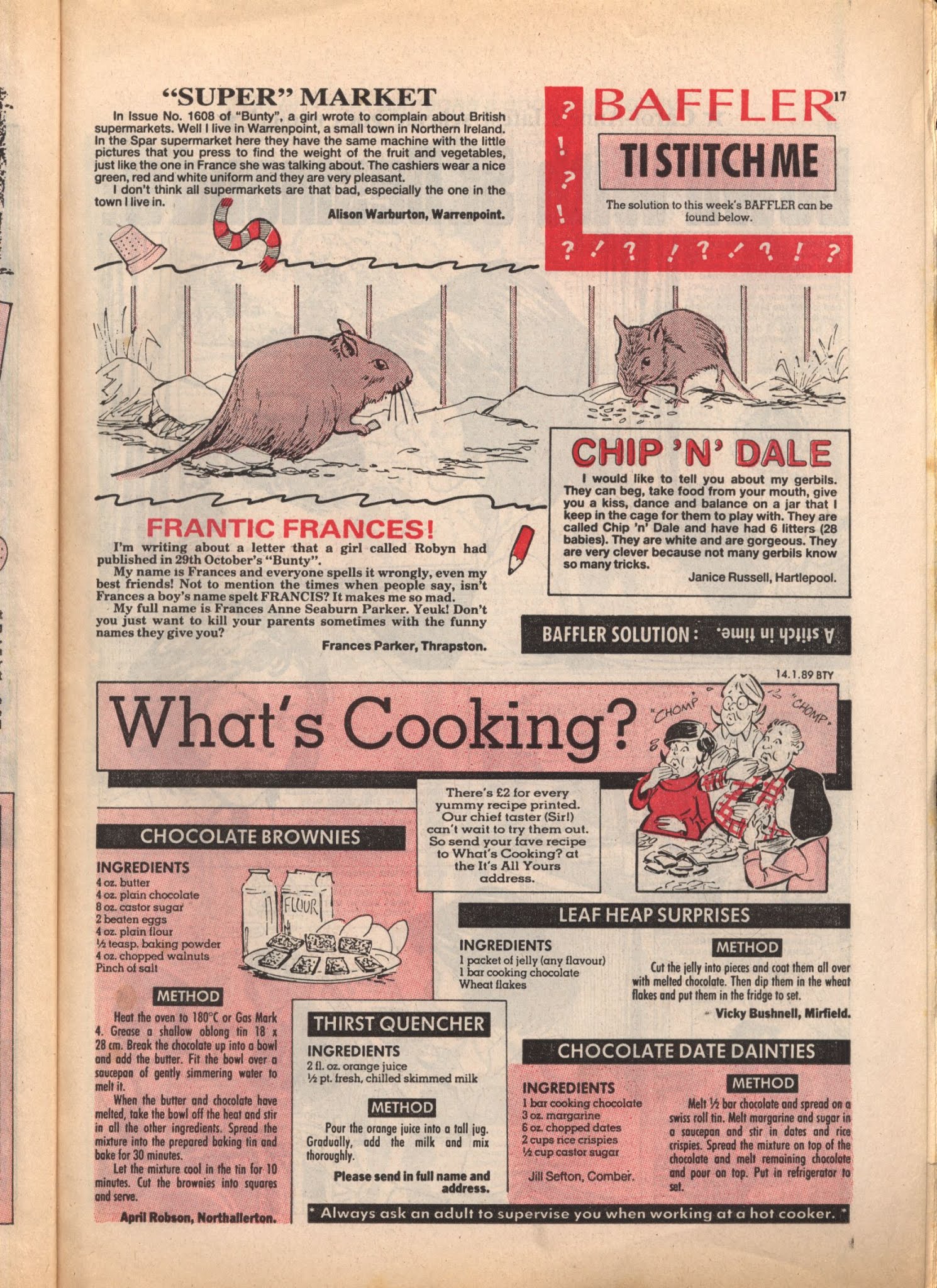 Read online Bunty comic -  Issue #1618 - 17