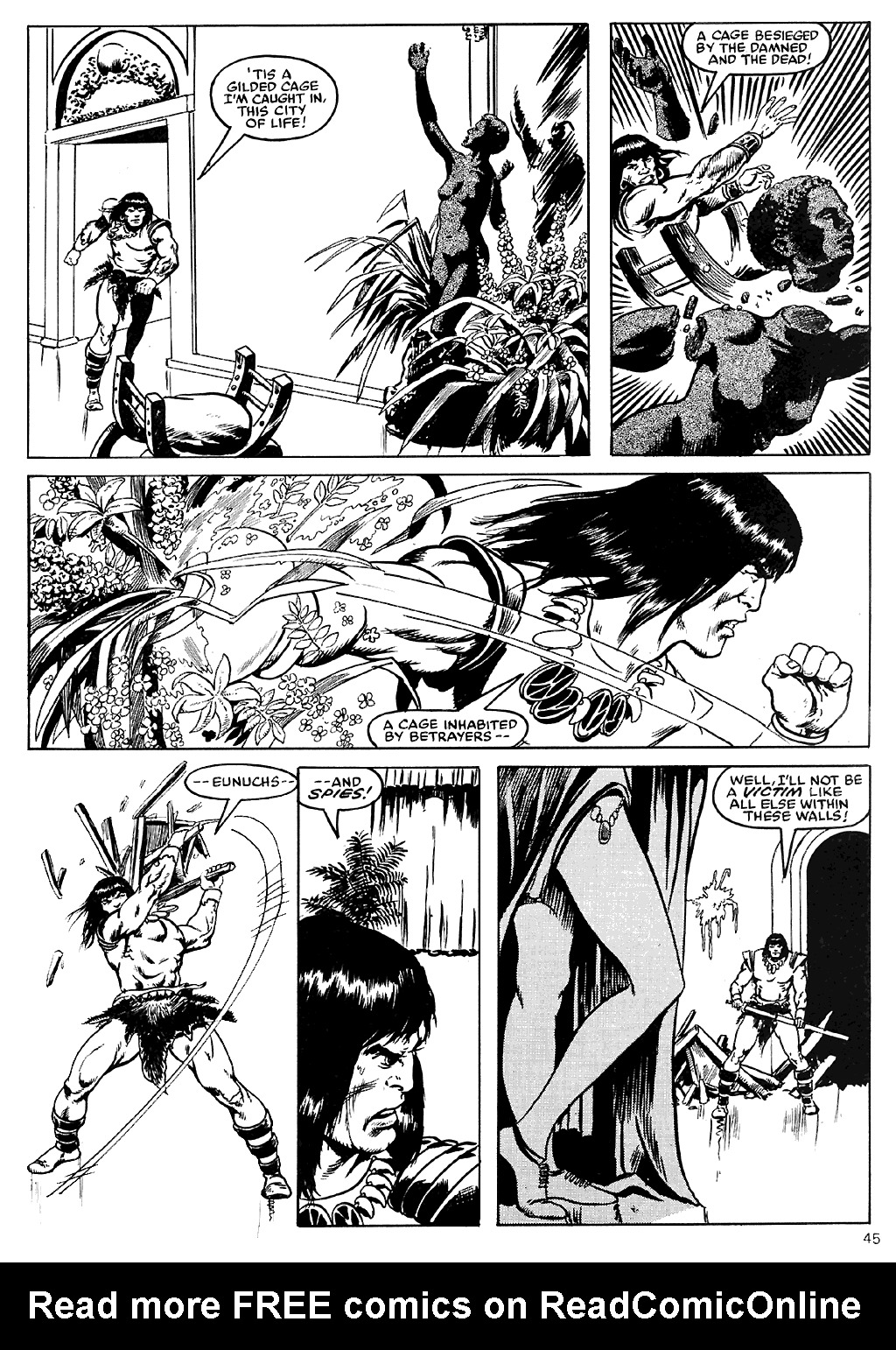 Read online The Savage Sword Of Conan comic -  Issue #110 - 43