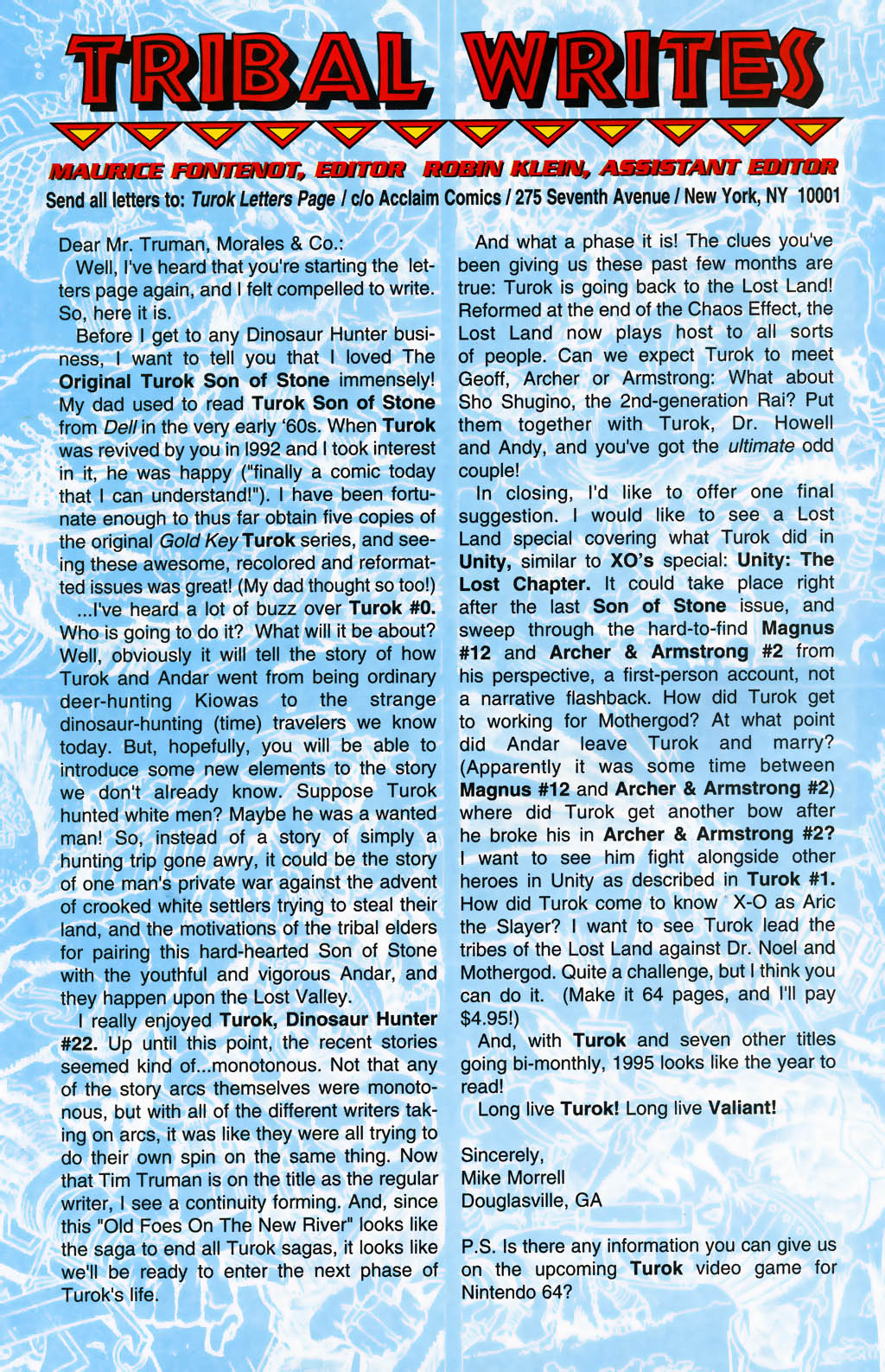 Read online Turok, Dinosaur Hunter (1993) comic -  Issue #26 - 23
