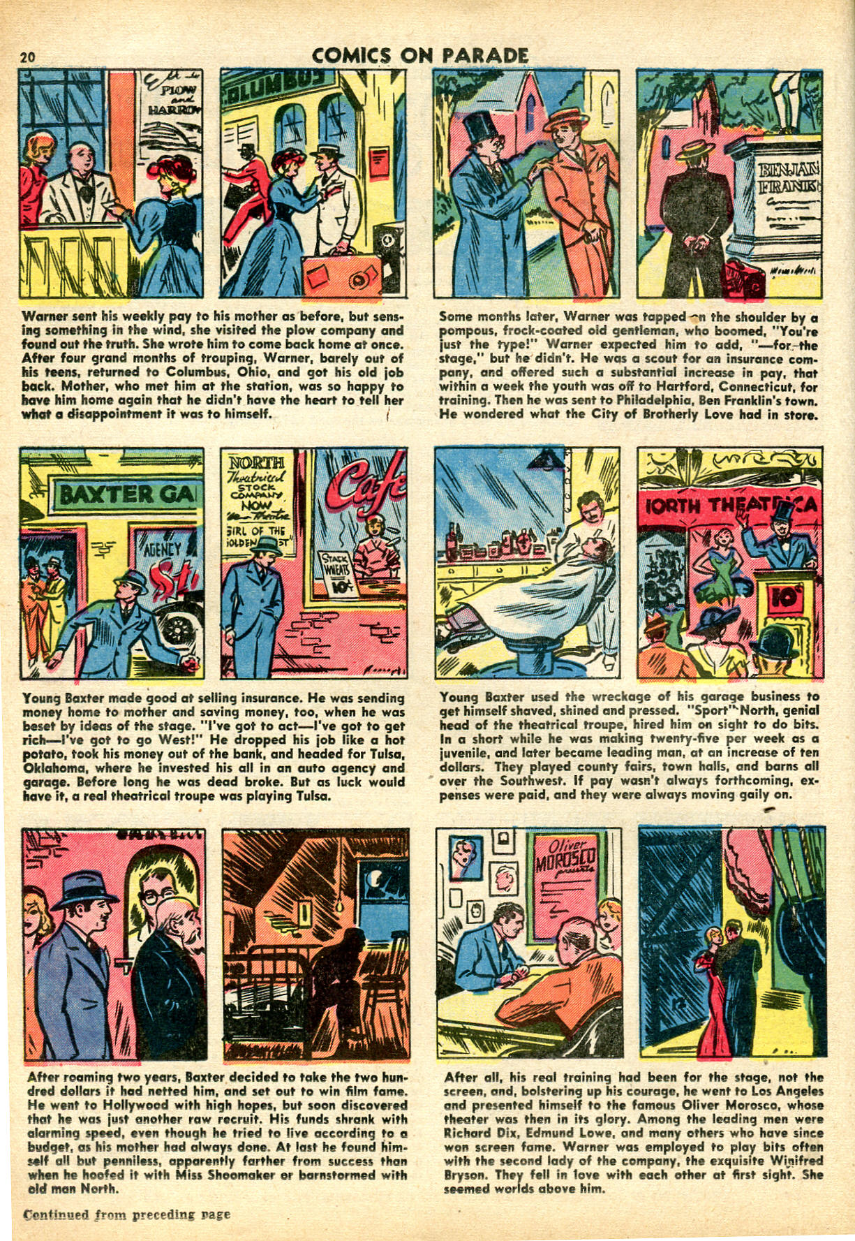 Read online Comics on Parade comic -  Issue #17 - 21