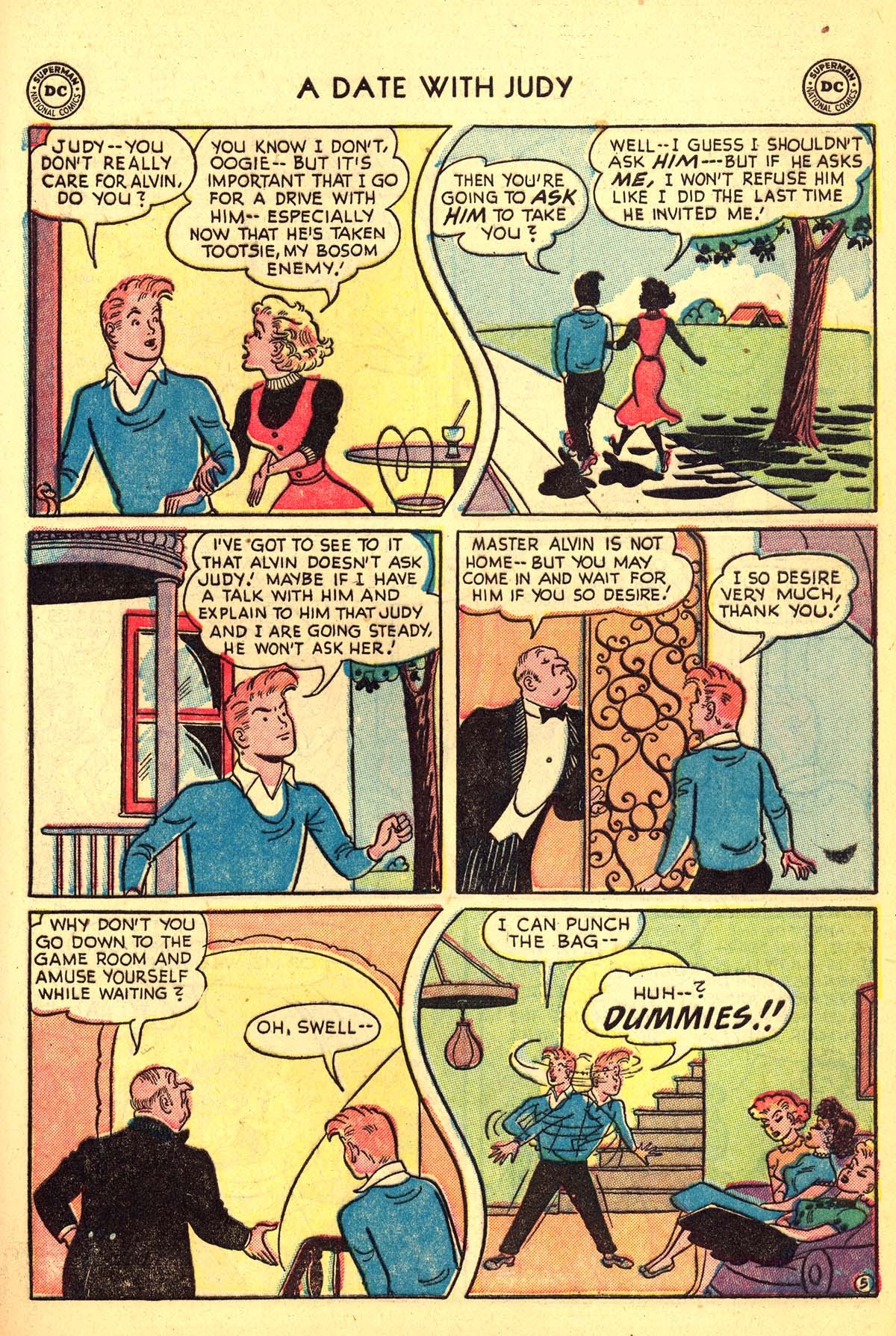 Read online A Date with Judy comic -  Issue #34 - 39