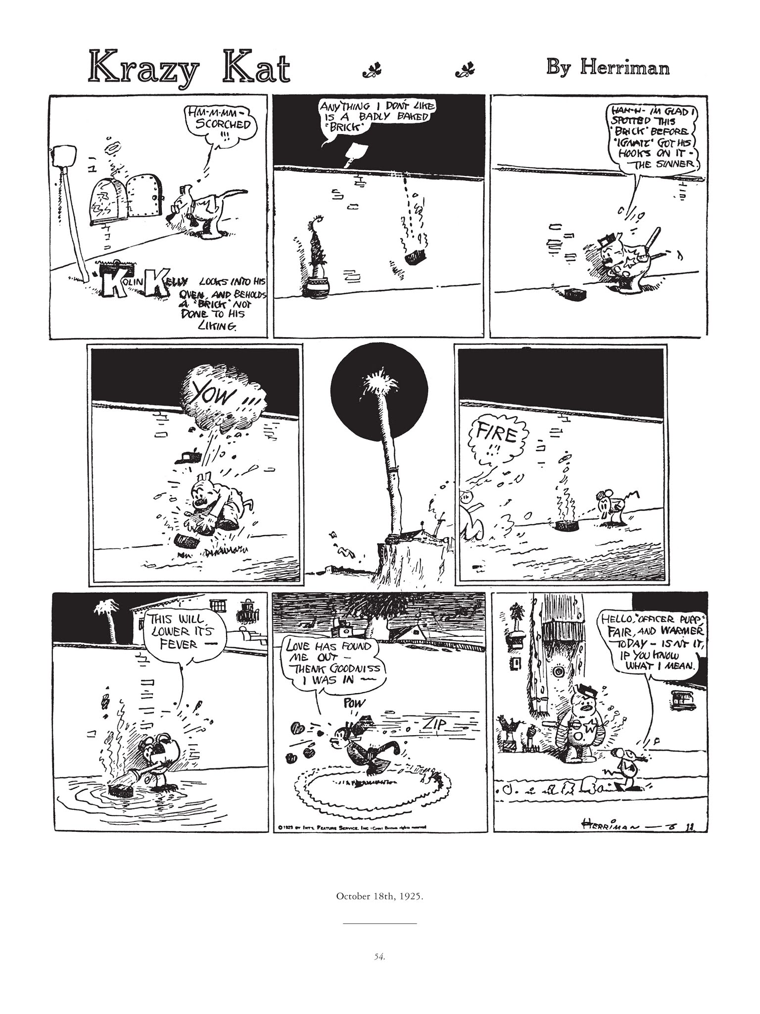 Read online Krazy & Ignatz comic -  Issue # TPB 4 - 55