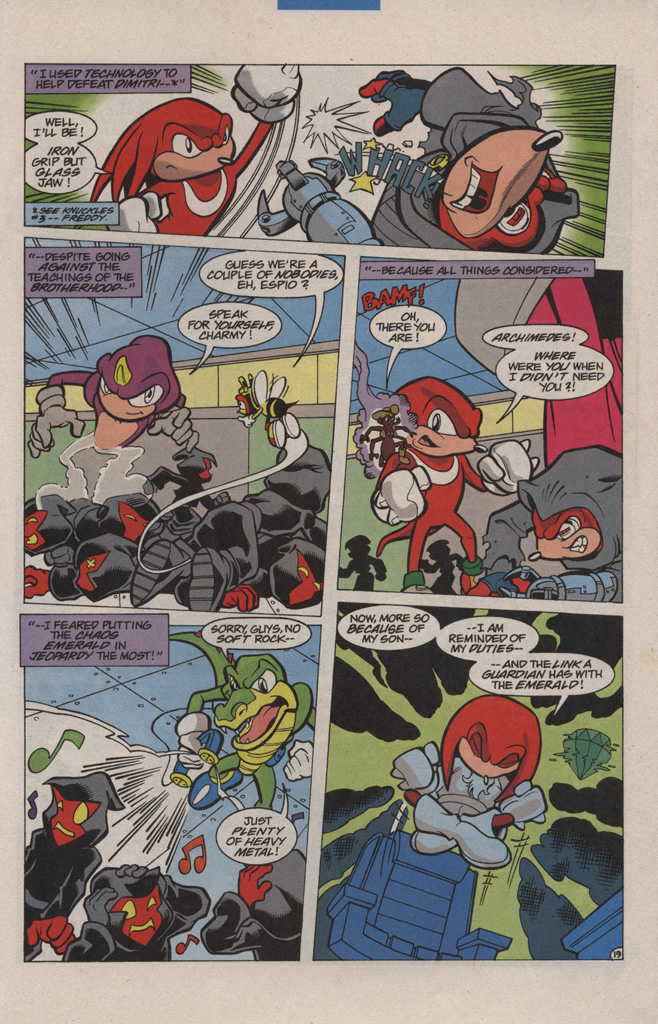 Read online Knuckles the Echidna comic -  Issue #3 - 27