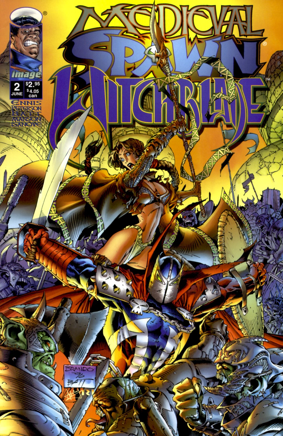Read online Medieval Spawn/Witchblade comic -  Issue #2 - 1
