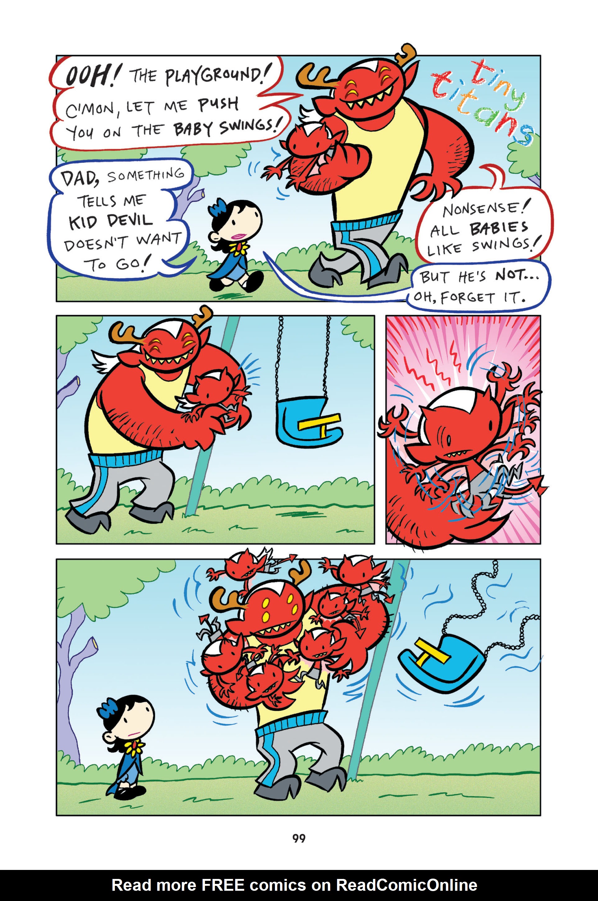 Read online Tiny Titans: Beast Boy & Raven comic -  Issue # TPB - 99