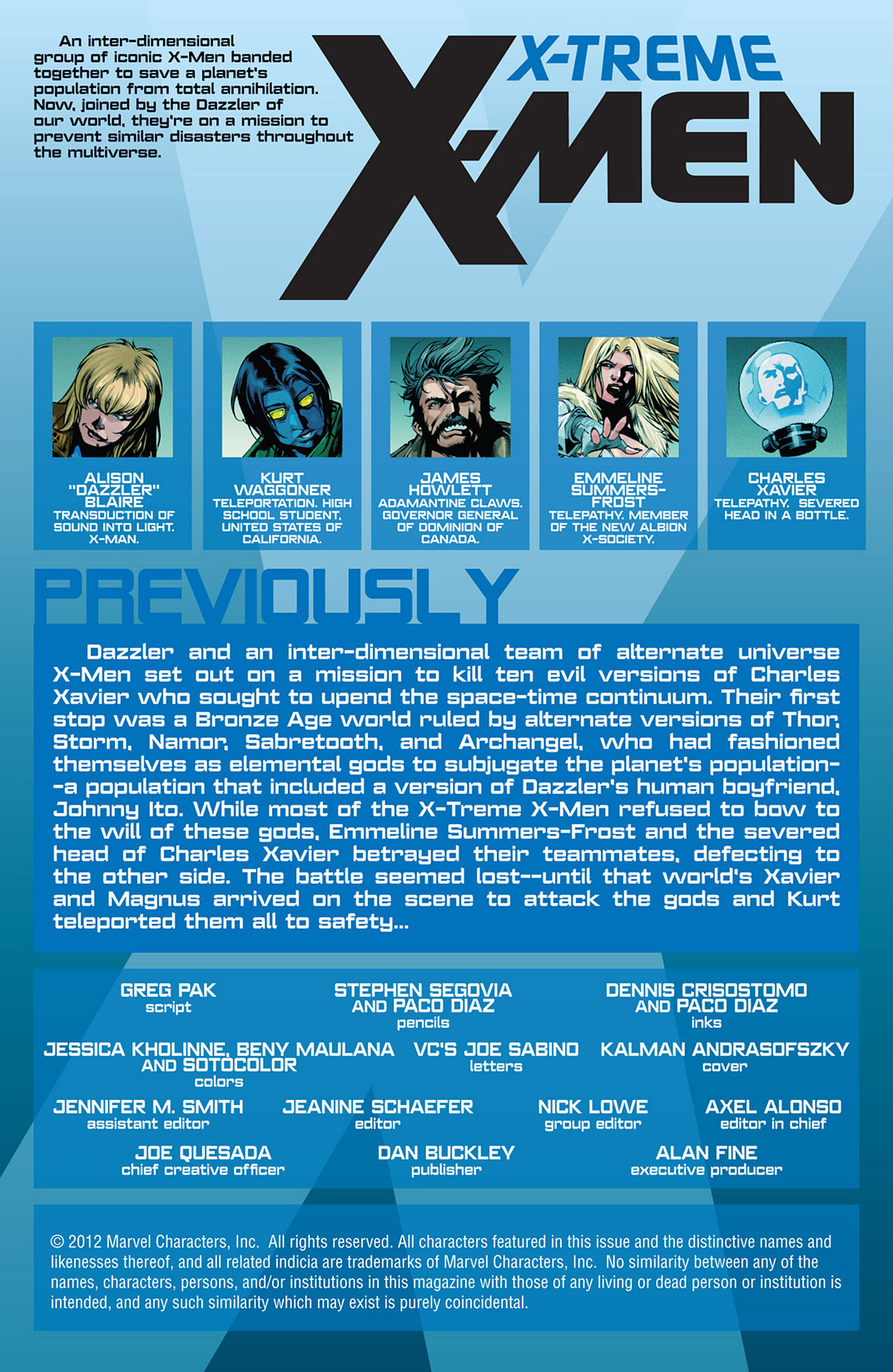 Read online X-Treme X-Men (2012) comic -  Issue #3 - 2