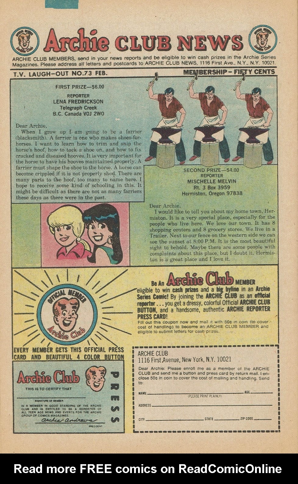 Read online Archie's TV Laugh-Out comic -  Issue #73 - 26