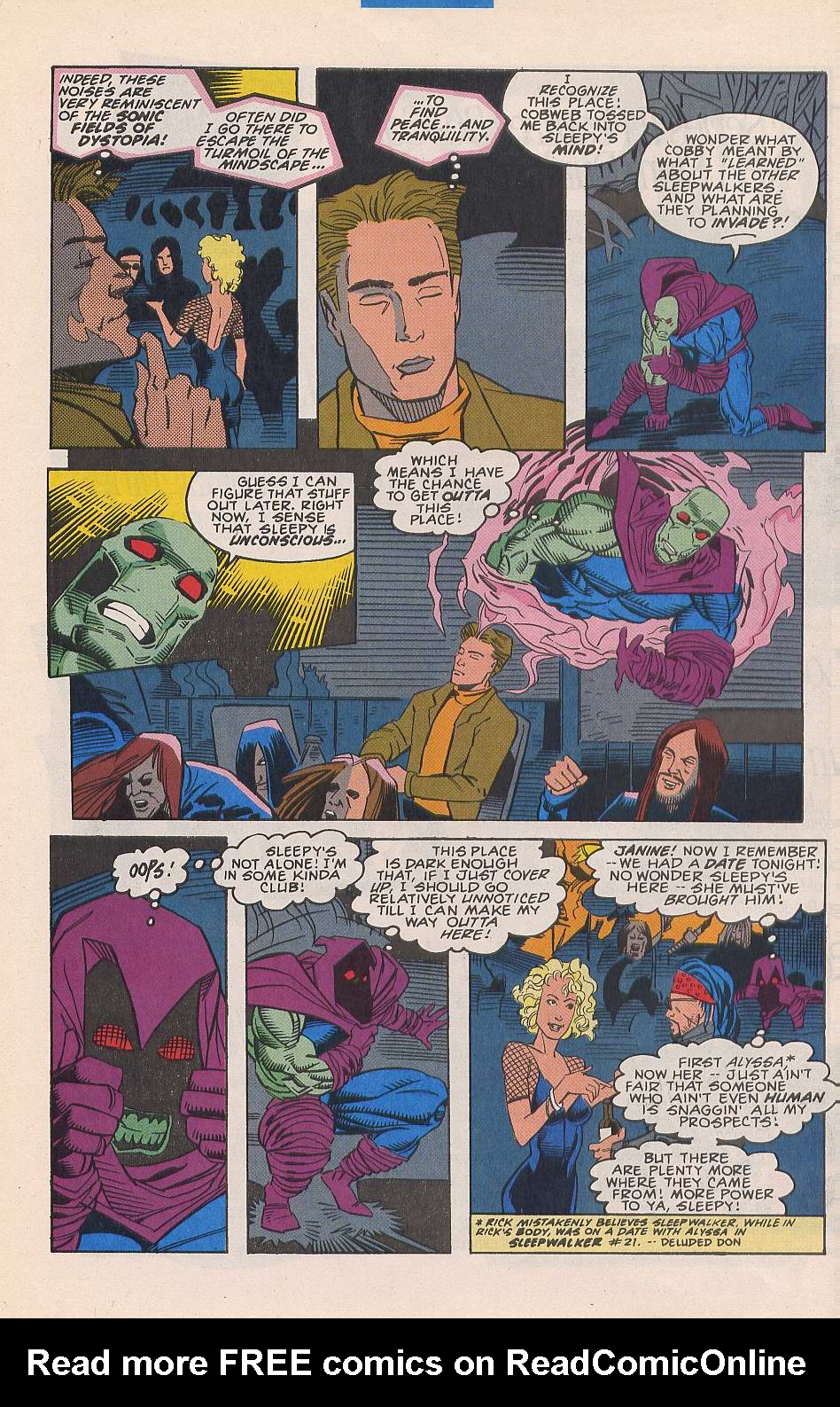 Read online Sleepwalker comic -  Issue #23 - 21
