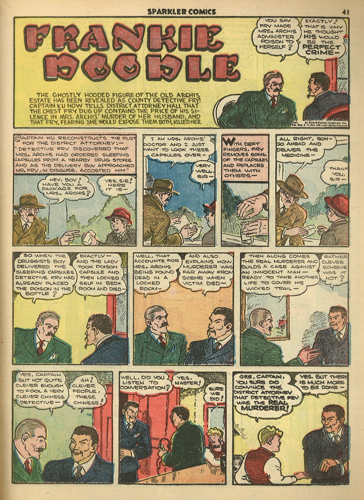 Read online Sparkler Comics comic -  Issue #9 - 42