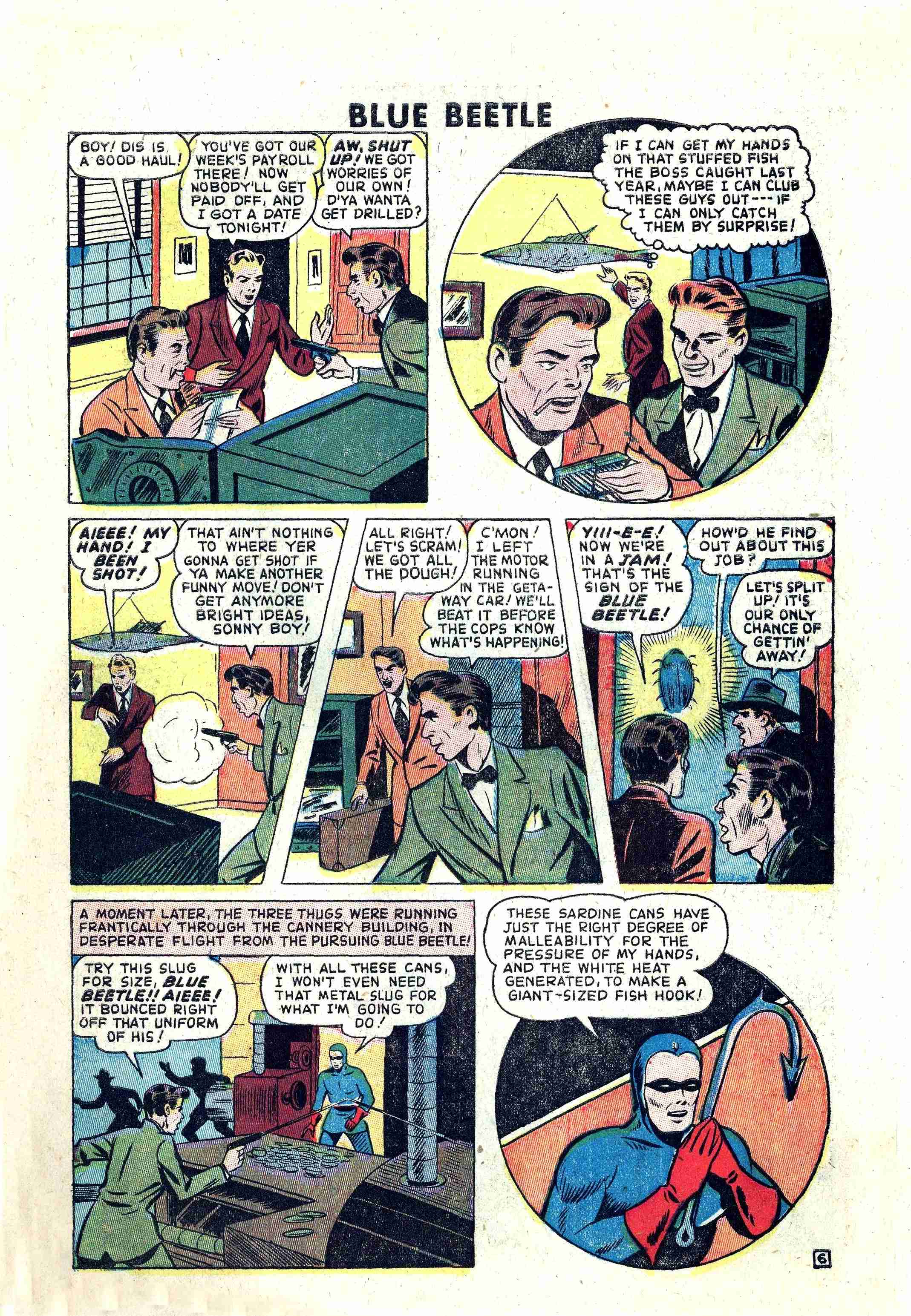 Read online The Blue Beetle comic -  Issue #60 - 7