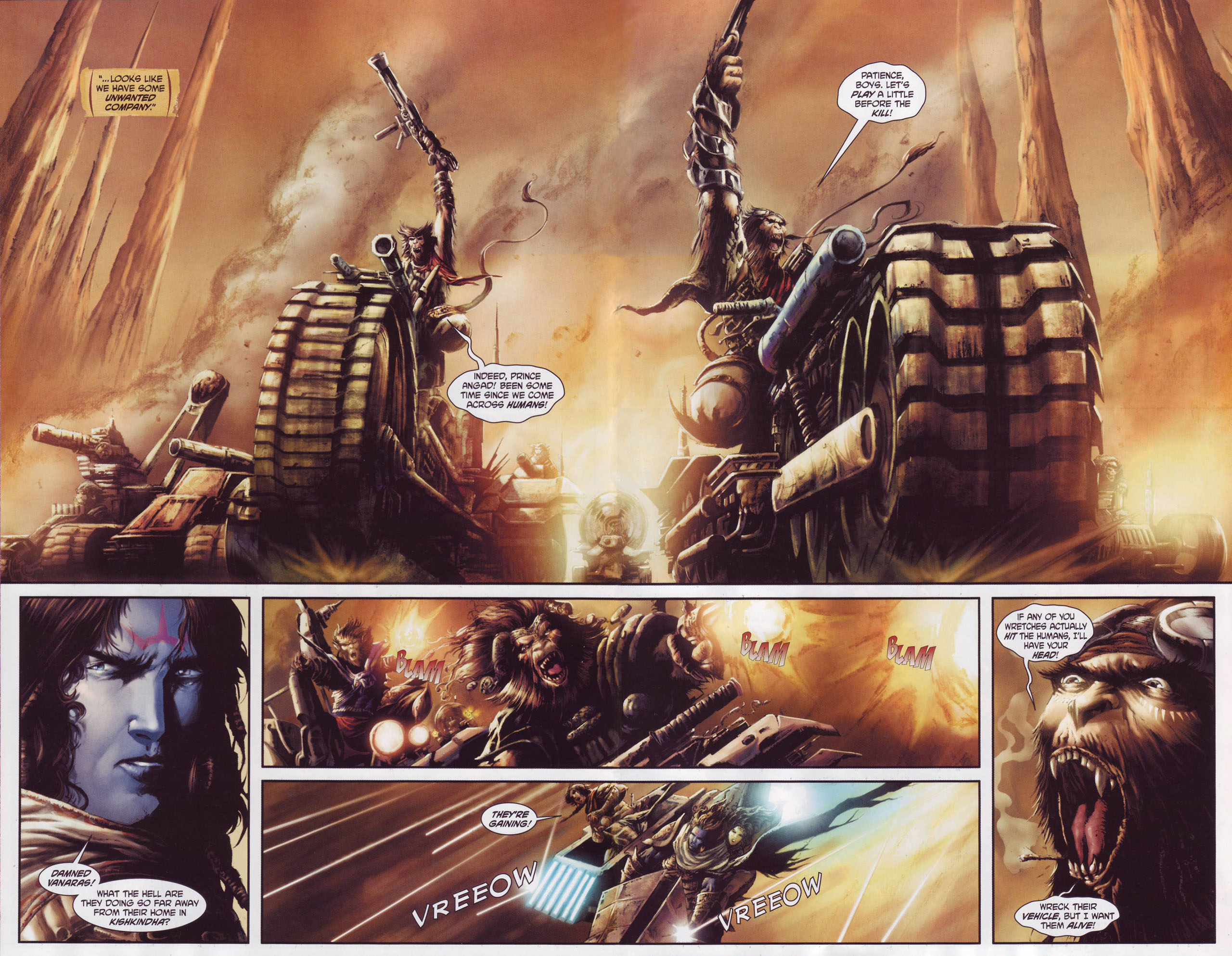 Read online Ramayan 3392 A.D. Reloaded comic -  Issue #2 - 4