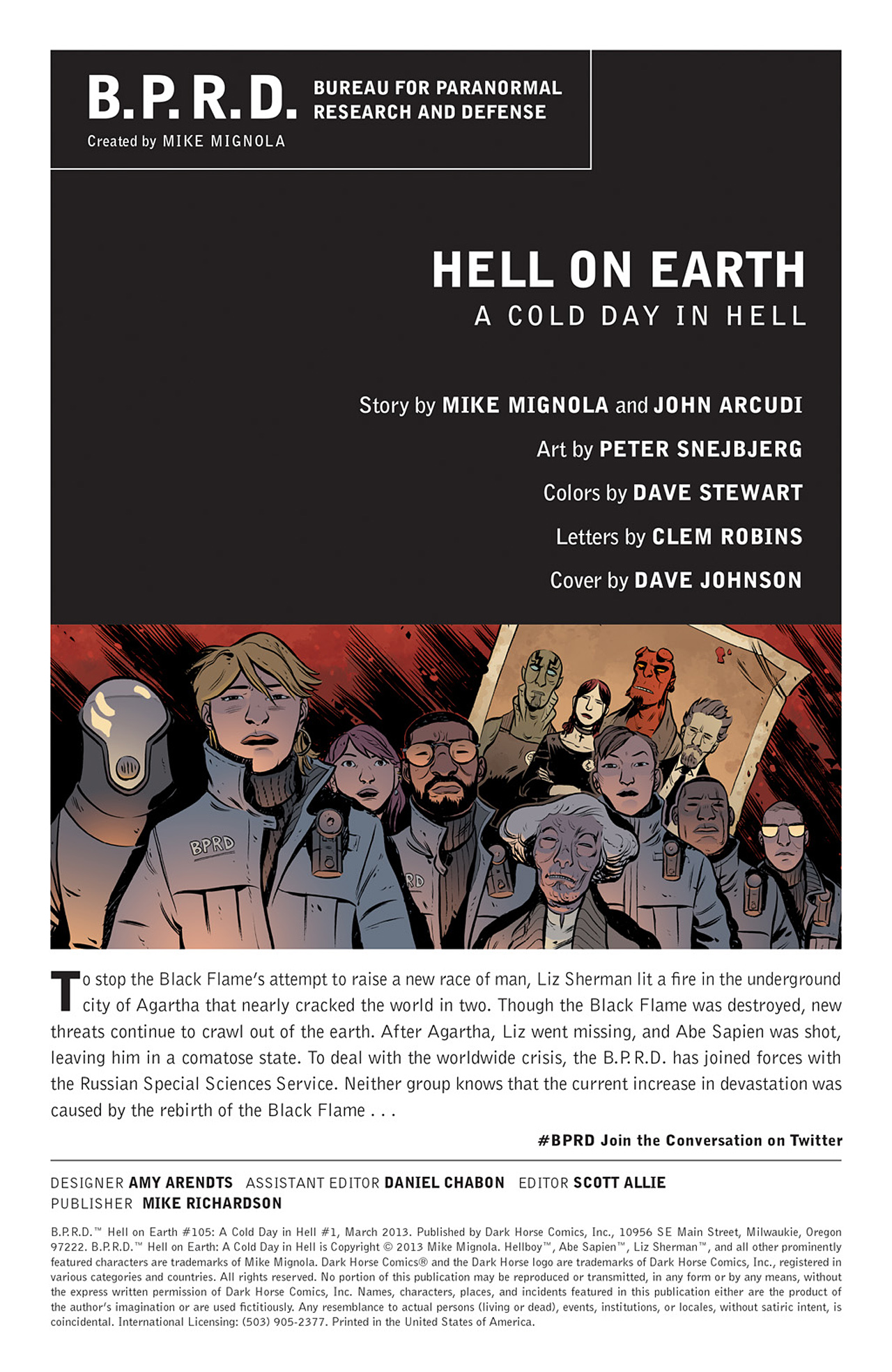 B.P.R.D. Hell on Earth: A Cold Day in Hell Issue #105 #1 - English 2