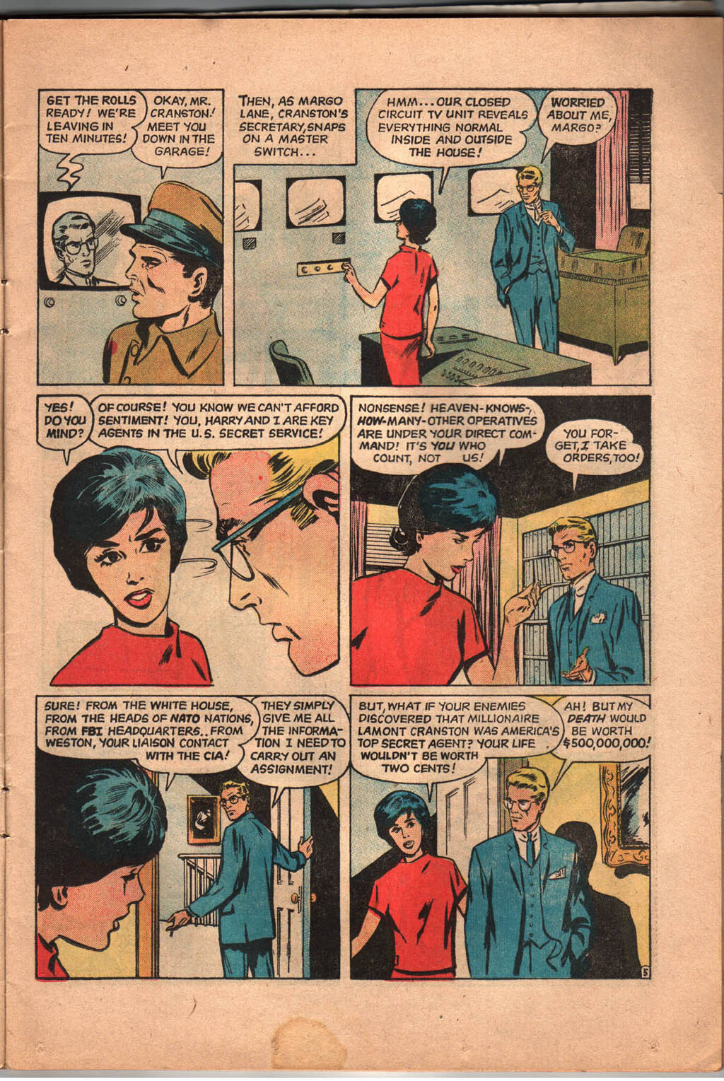 Read online The Shadow (1964) comic -  Issue #1 - 6