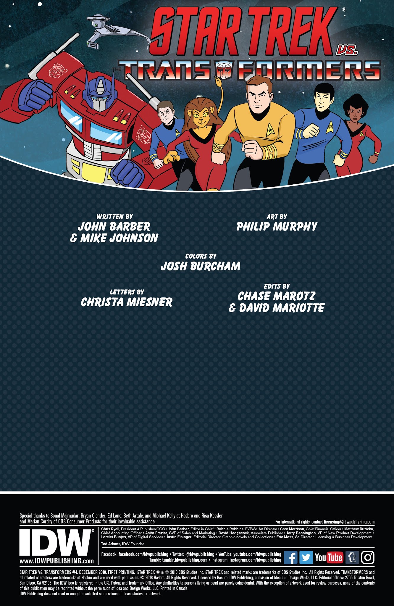 Read online Star Trek vs. Transformers comic -  Issue #4 - 2