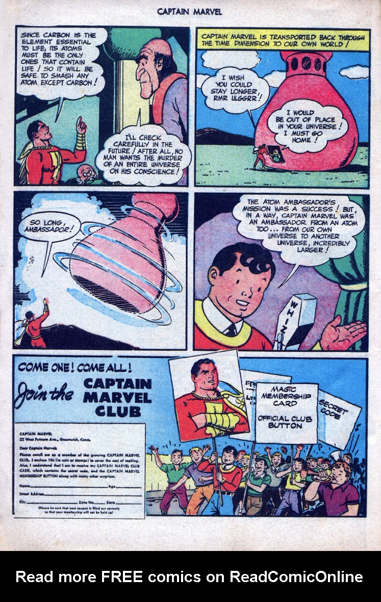 Read online Captain Marvel Adventures comic -  Issue #76 - 12