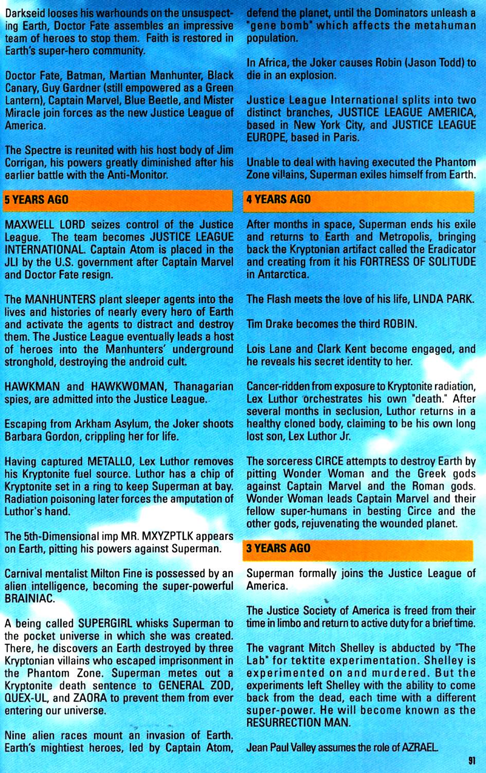 Read online Secret Files & Origins Guide to the DC Universe 2000 comic -  Issue #1 - 78