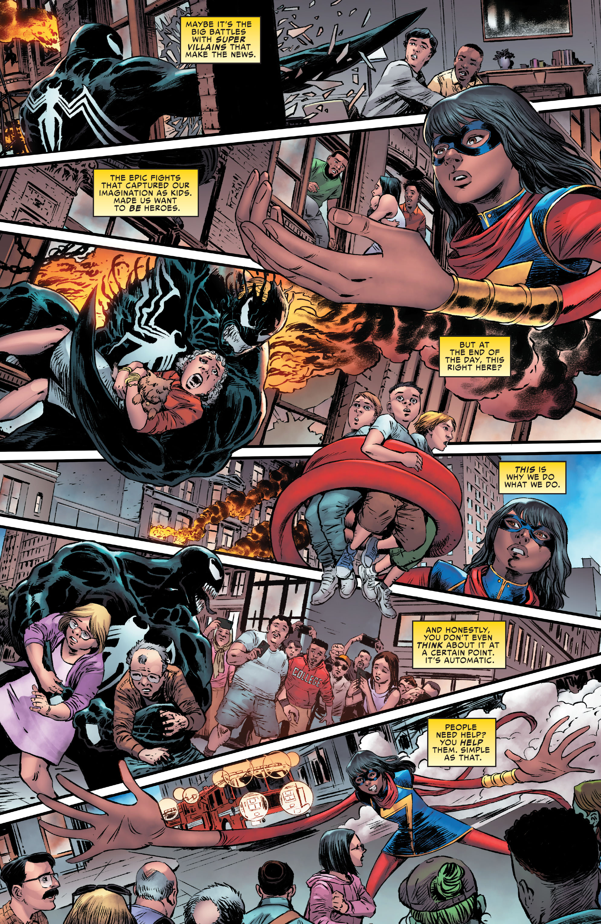 Read online Ms. Marvel & Venom comic -  Issue #1 - 9