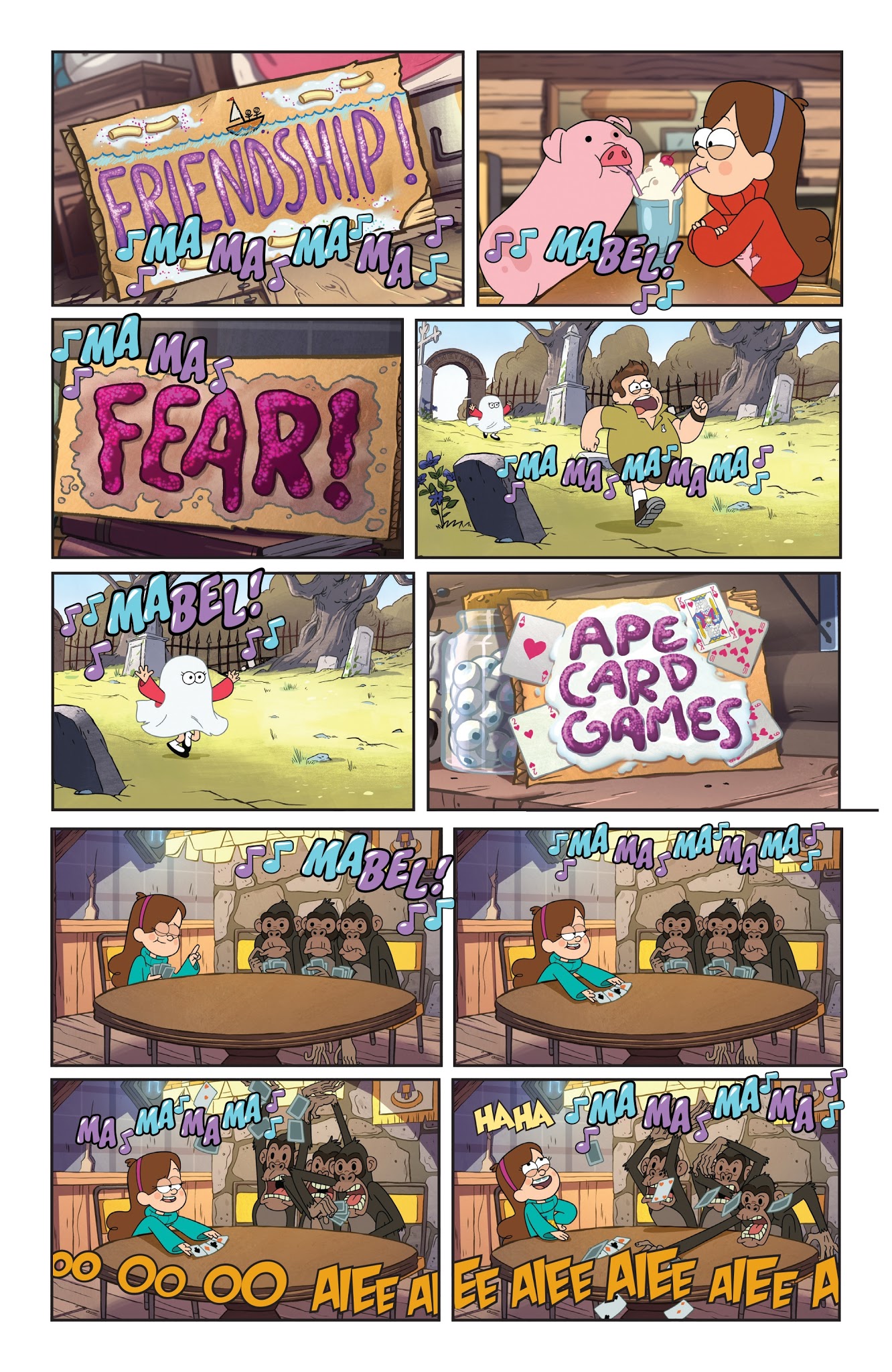 Read online Disney Gravity Falls Shorts Cinestory Comic comic -  Issue #3 - 13