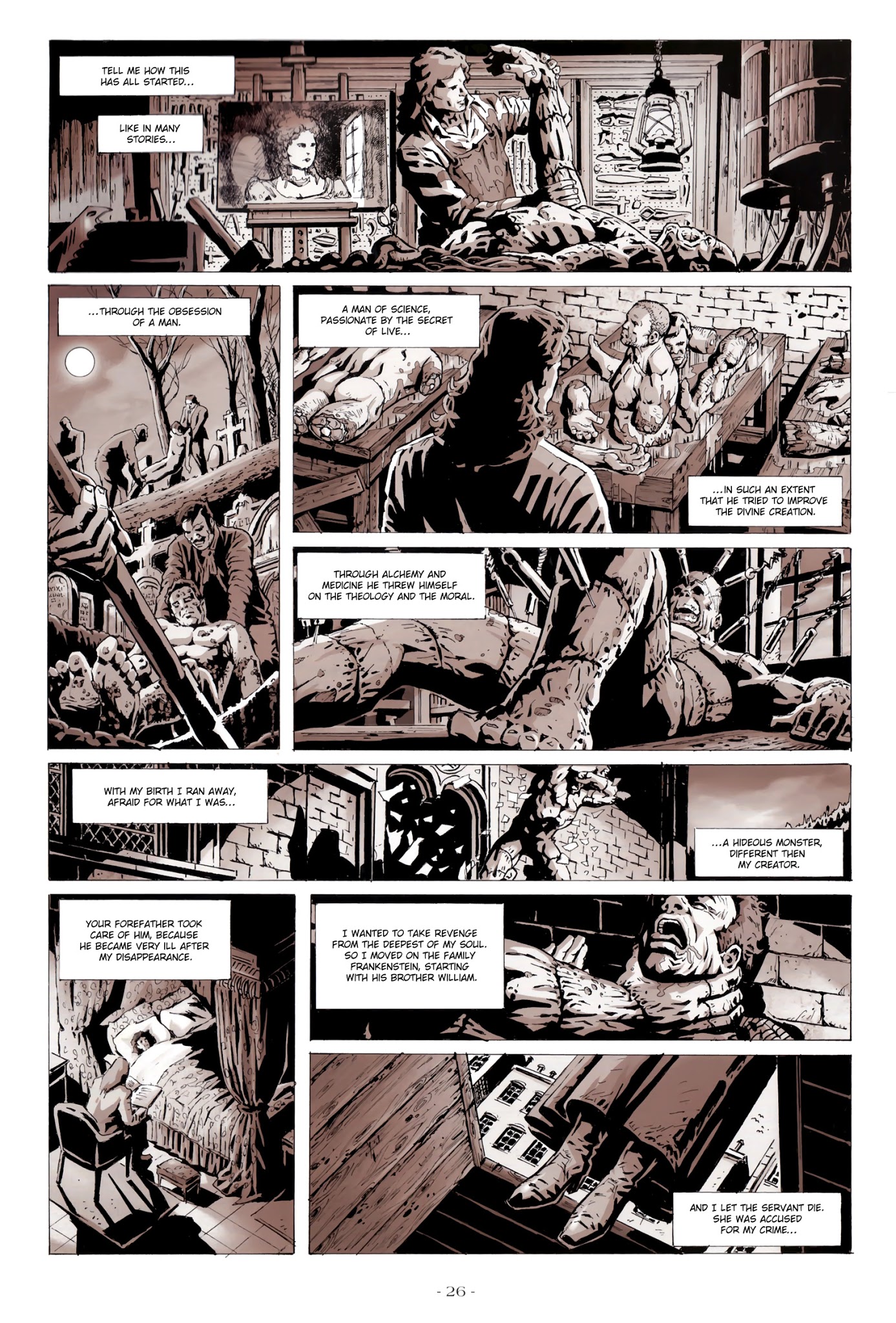 Read online Mister Hyde contre Frankenstein comic -  Issue #2 - 27