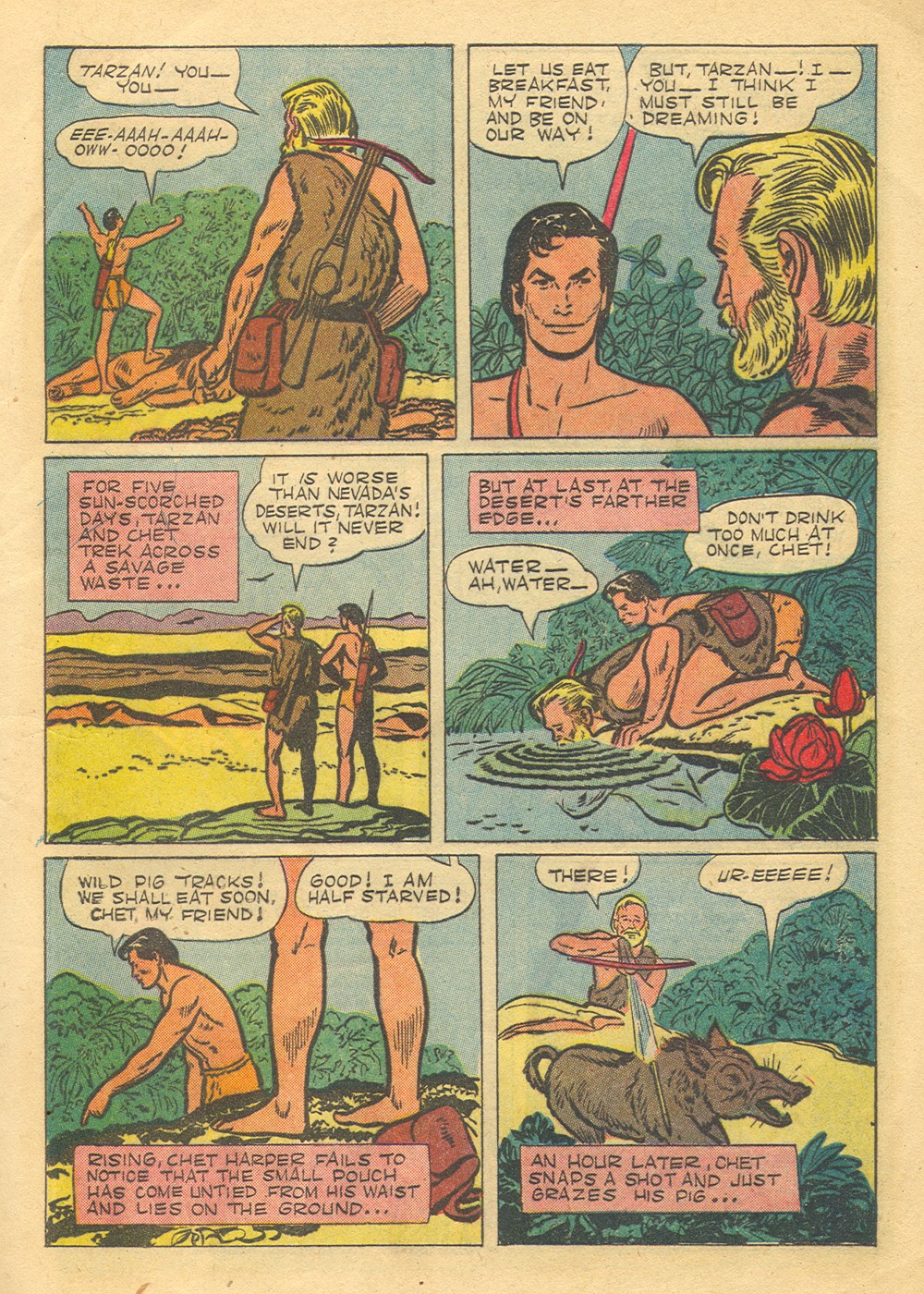 Read online Tarzan (1948) comic -  Issue #64 - 9