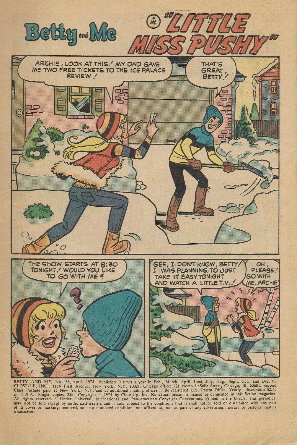 Read online Betty and Me comic -  Issue #56 - 4