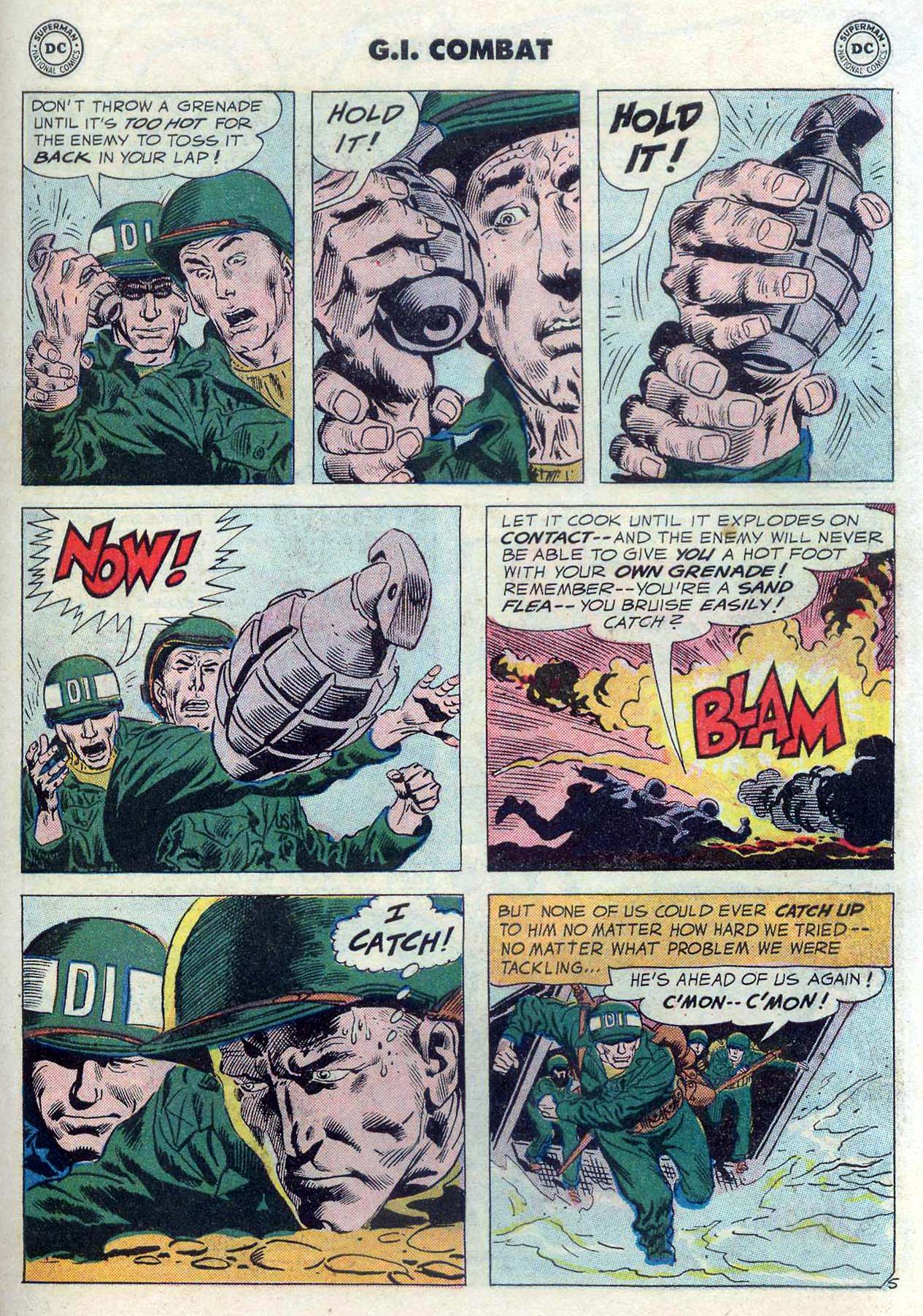Read online G.I. Combat (1952) comic -  Issue #56 - 7