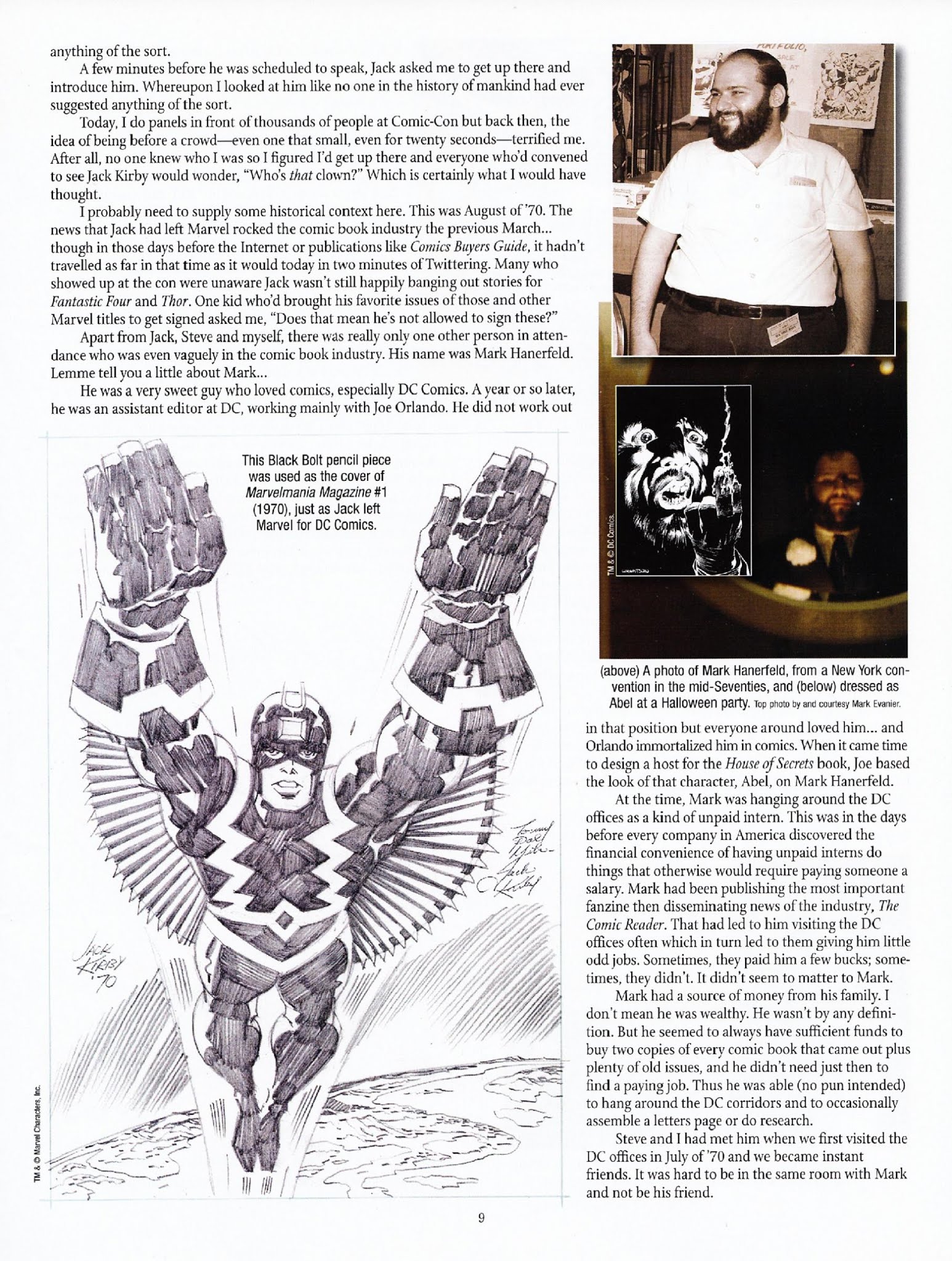 Read online The Jack Kirby Collector comic -  Issue #61 - 10