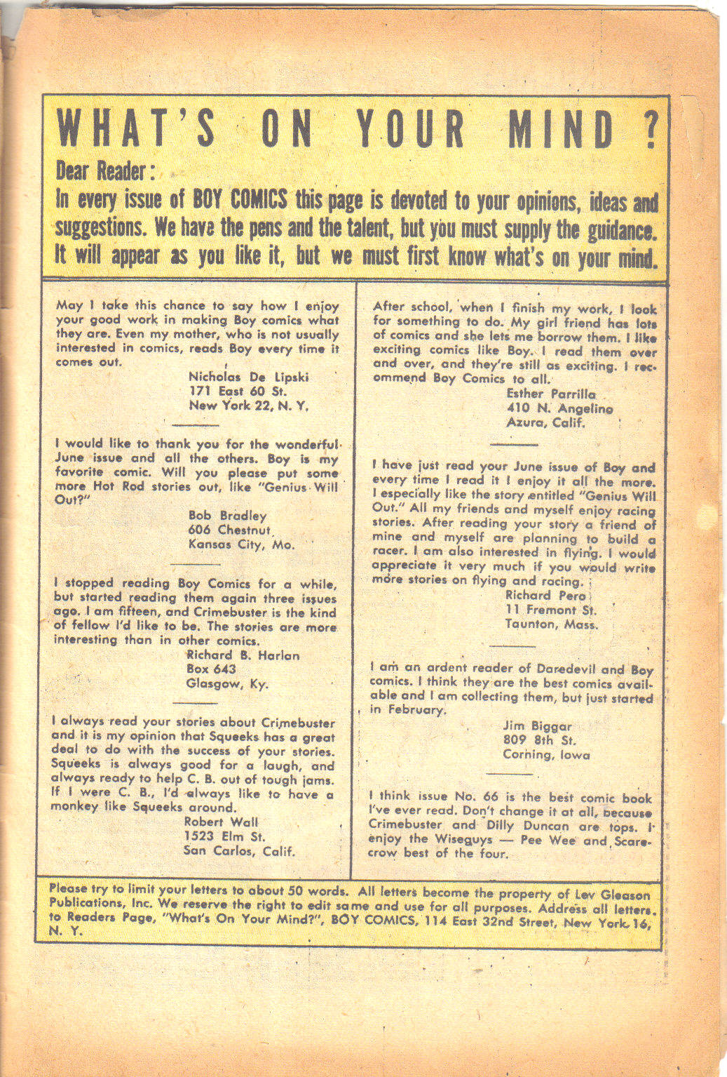 Read online Boy Comics comic -  Issue #70 - 47