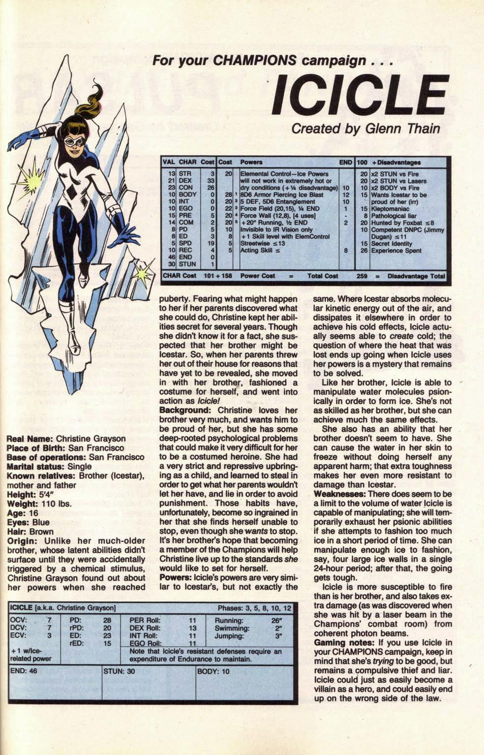 Read online Champions (1987) comic -  Issue #4 - 21