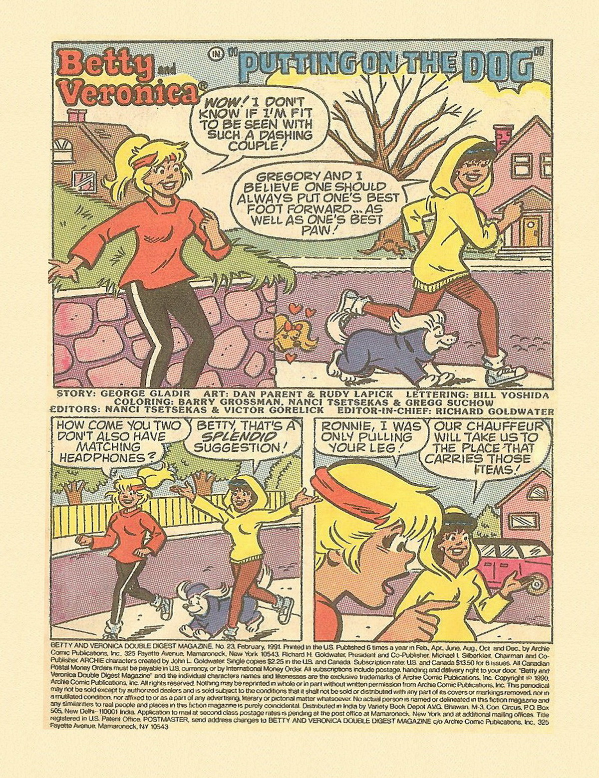 Read online Betty and Veronica Digest Magazine comic -  Issue #23 - 3