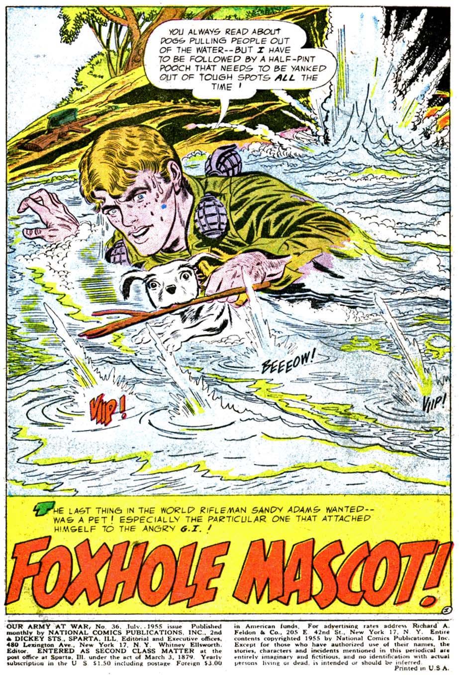 Read online Our Army at War (1952) comic -  Issue #36 - 3