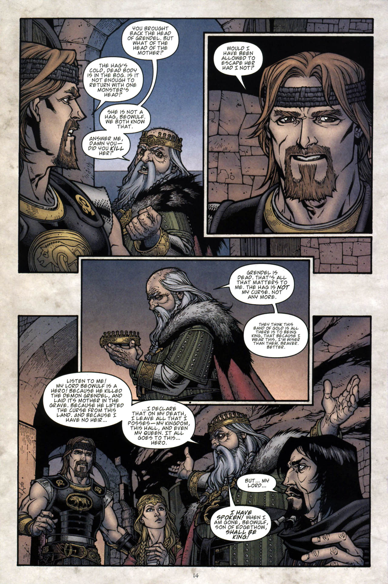 Read online Beowulf (2007) comic -  Issue #3 - 16