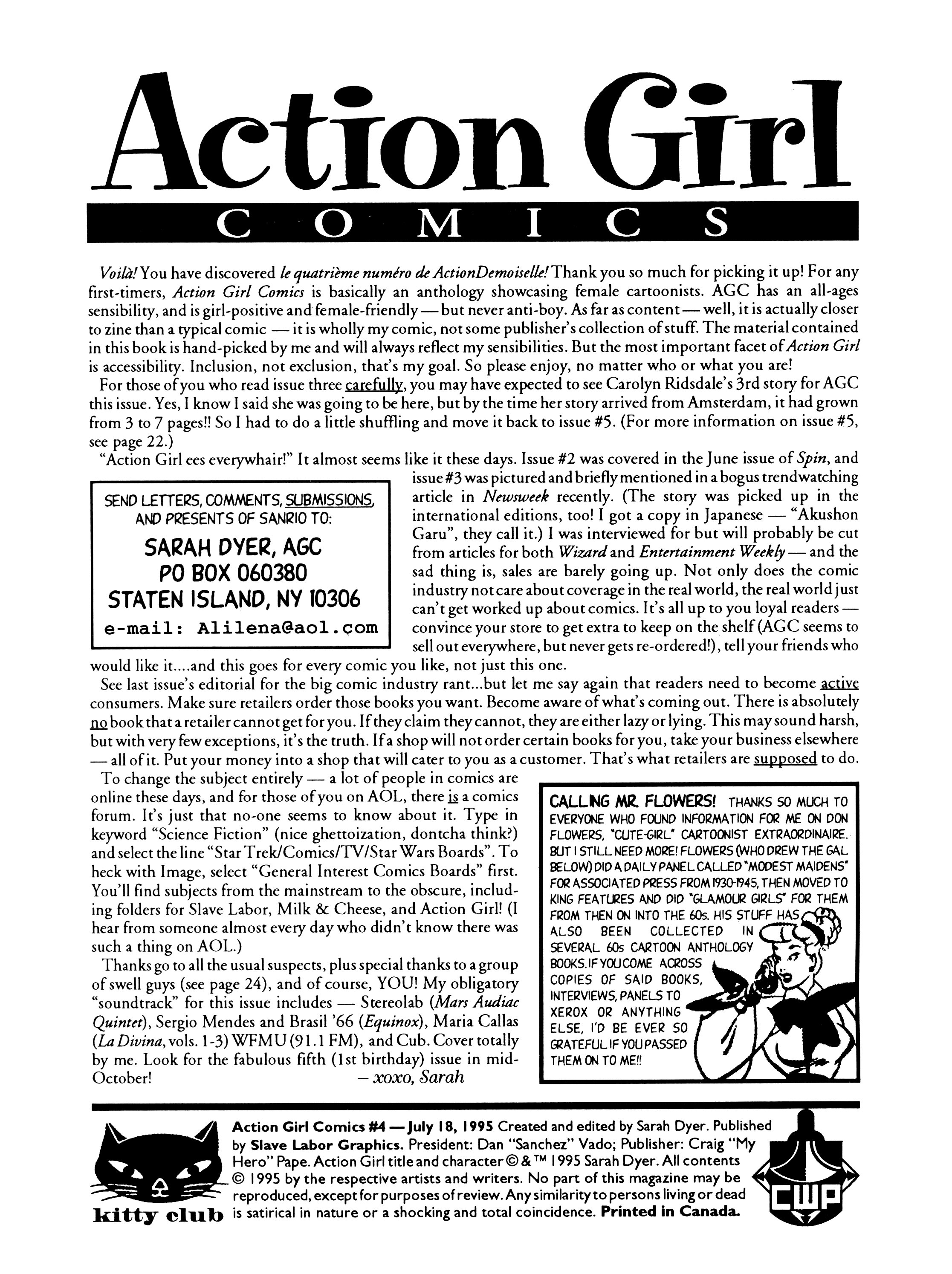 Read online Action Girl Comics comic -  Issue #4 - 2