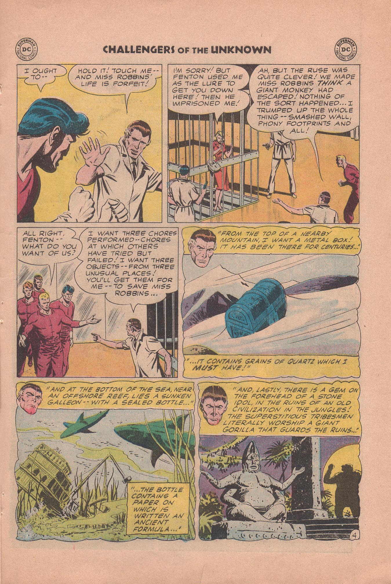 Read online Challengers of the Unknown (1958) comic -  Issue #12 - 21