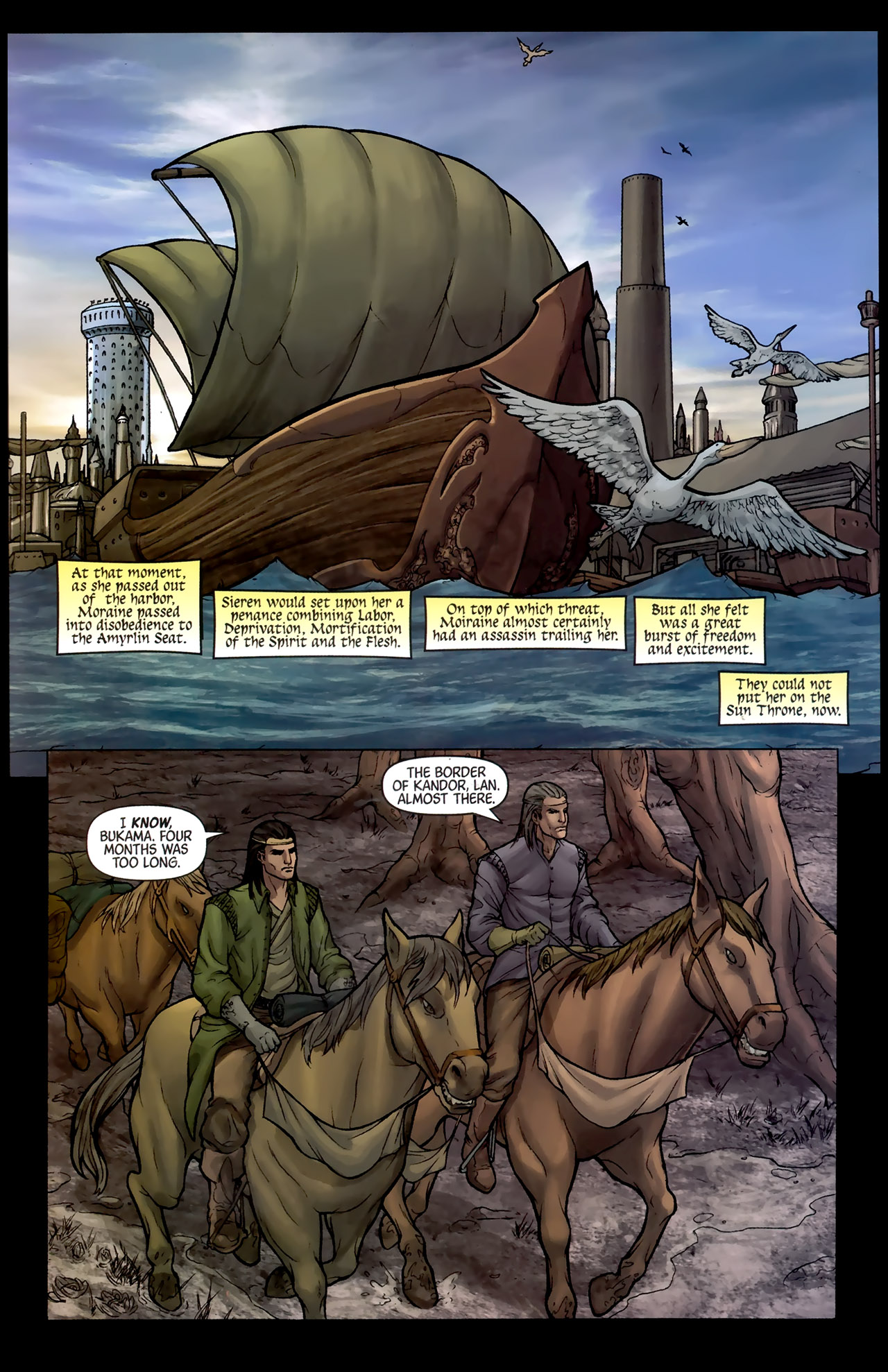 Read online Robert Jordan's The Wheel of Time: New Spring comic -  Issue #5 - 23