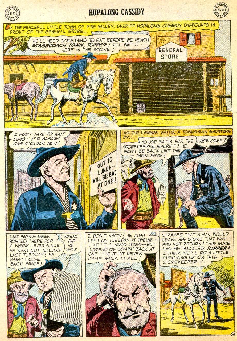 Read online Hopalong Cassidy comic -  Issue #107 - 4