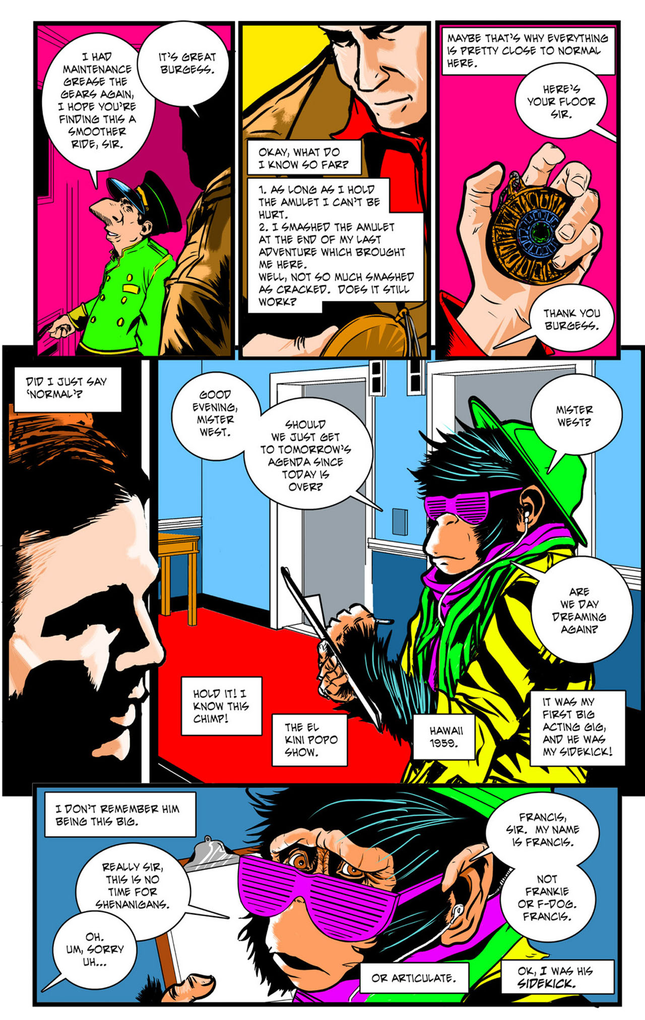 Read online The Mis-Adventures of Adam West (2012) comic -  Issue #5 - 6