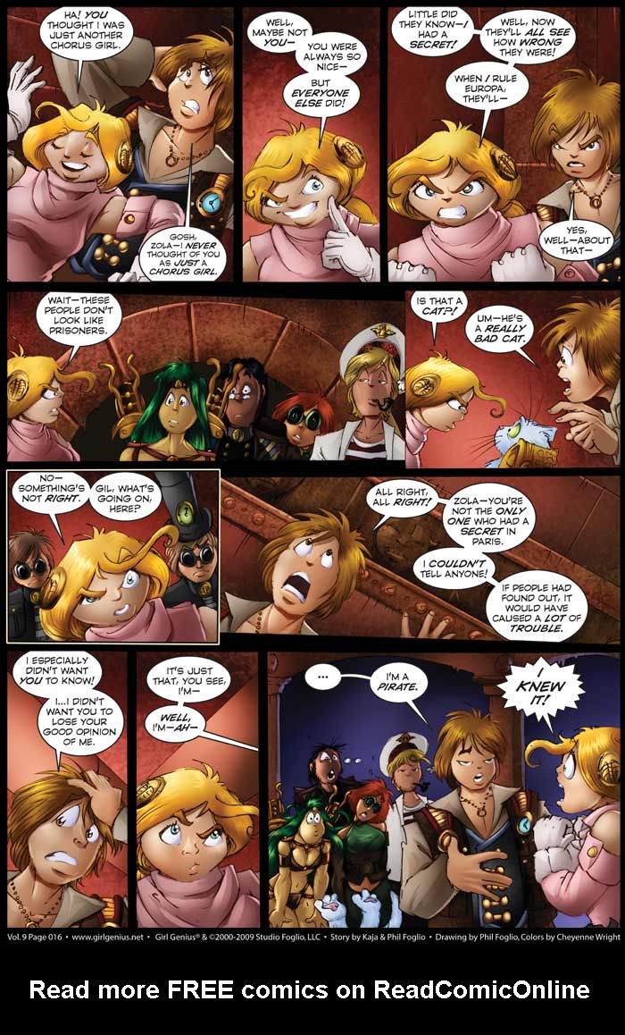 Read online Girl Genius (2002) comic -  Issue #9 - 17