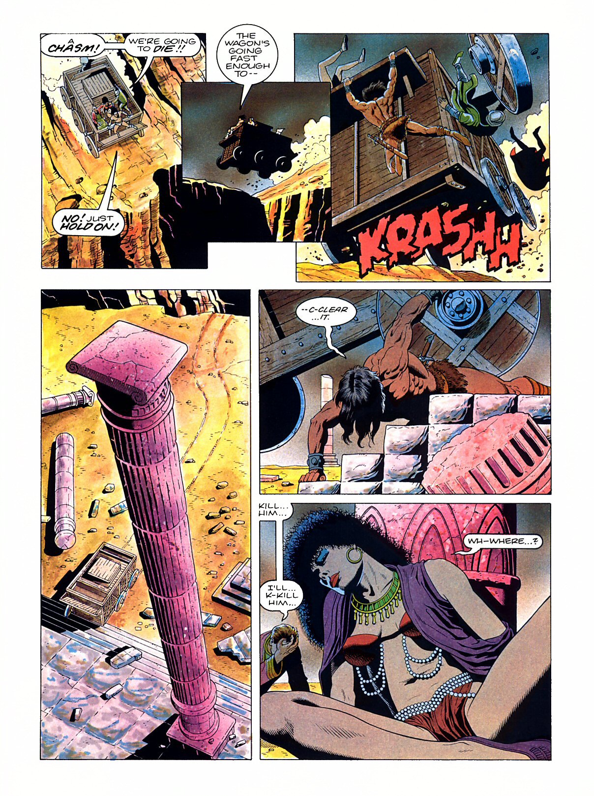 Read online Marvel Graphic Novel: Conan the Barbarian: The Skull of Set comic -  Issue # Full - 29
