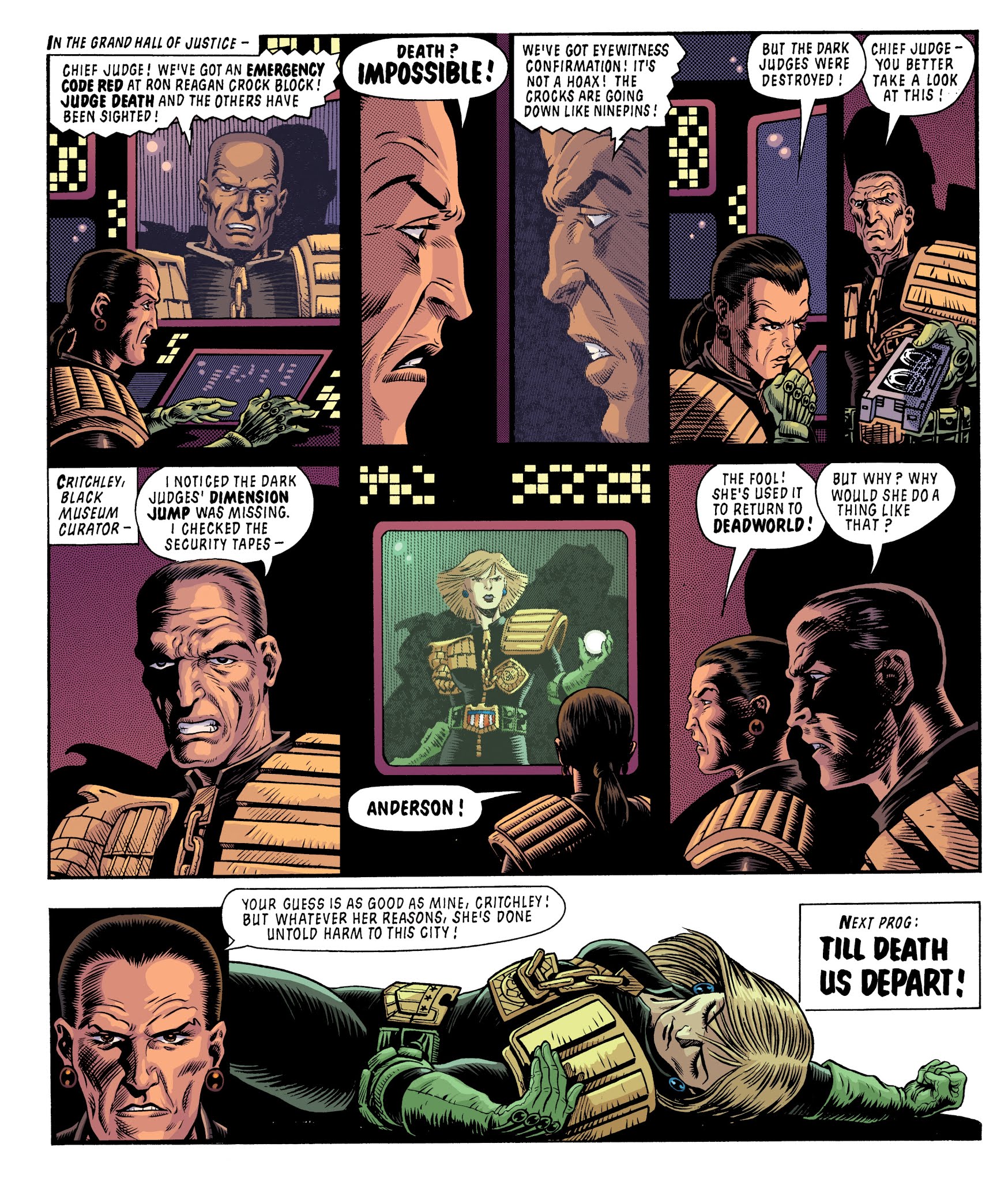 Read online Judge Dredd Classics: The Dark Judges comic -  Issue # TPB - 70