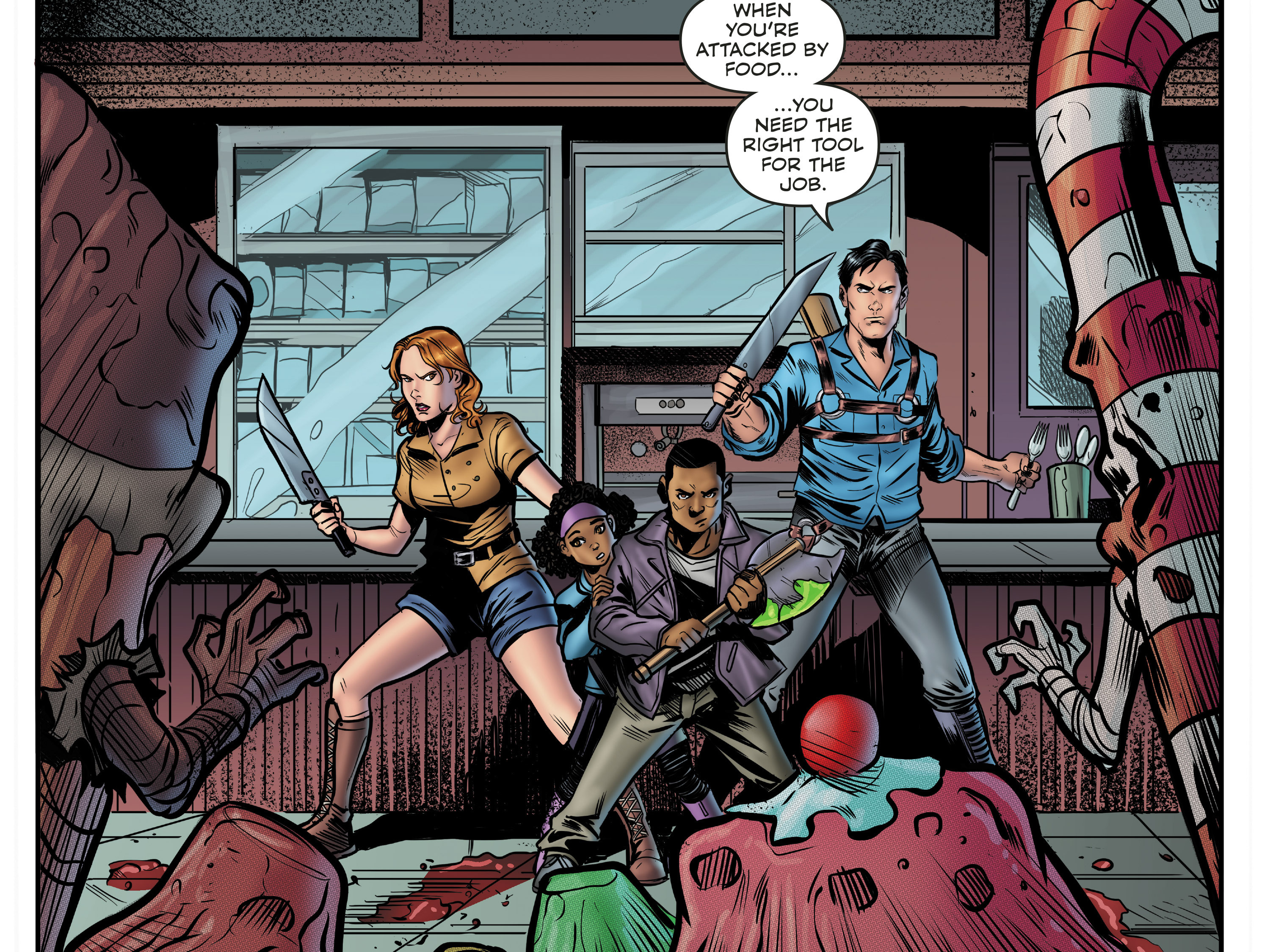 Read online Evil Dead 2: A Merry Deadite X-Mas comic -  Issue #2 - 9