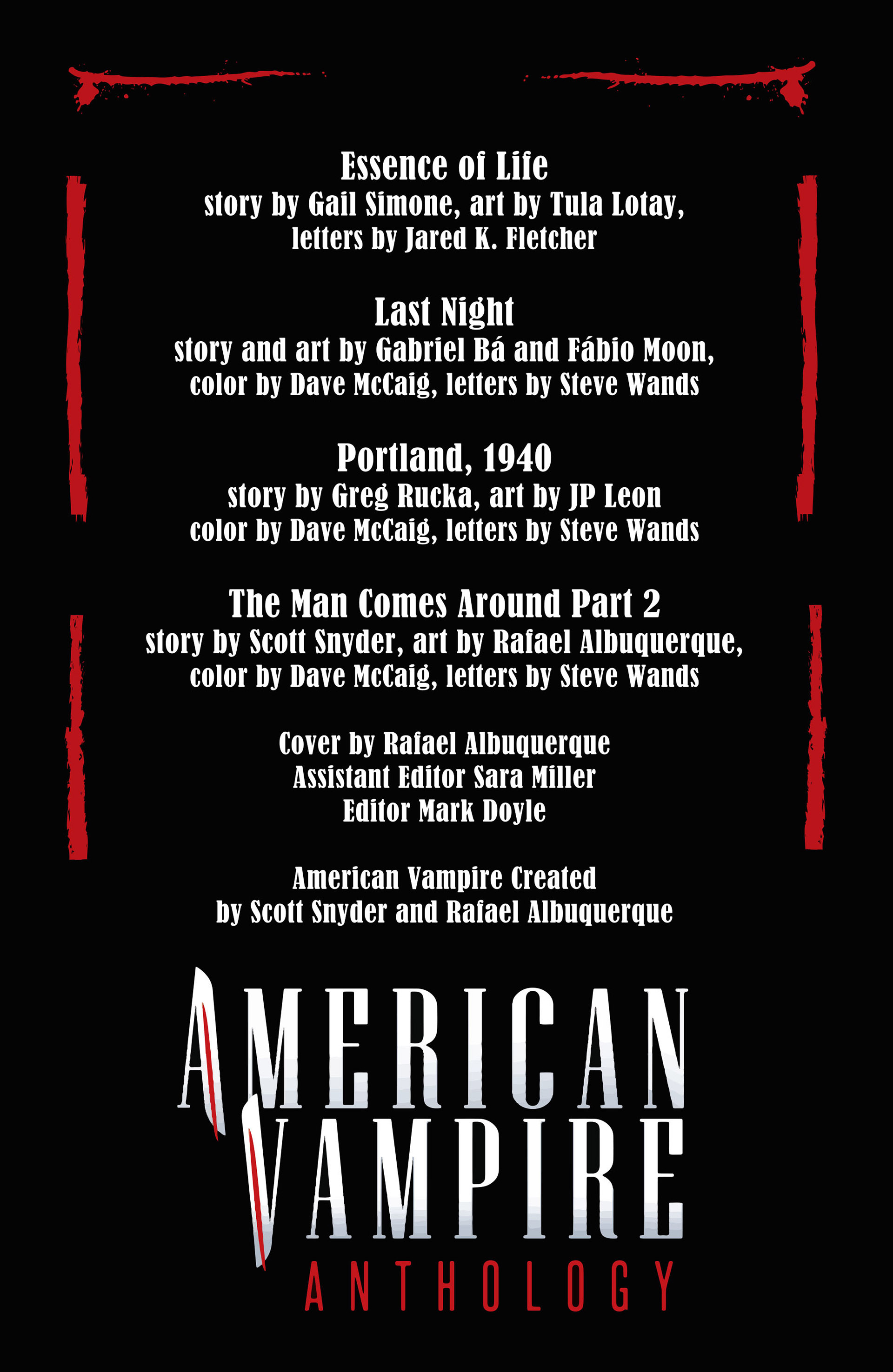American Vampire: Anthology Issue #1 #1 - English 3