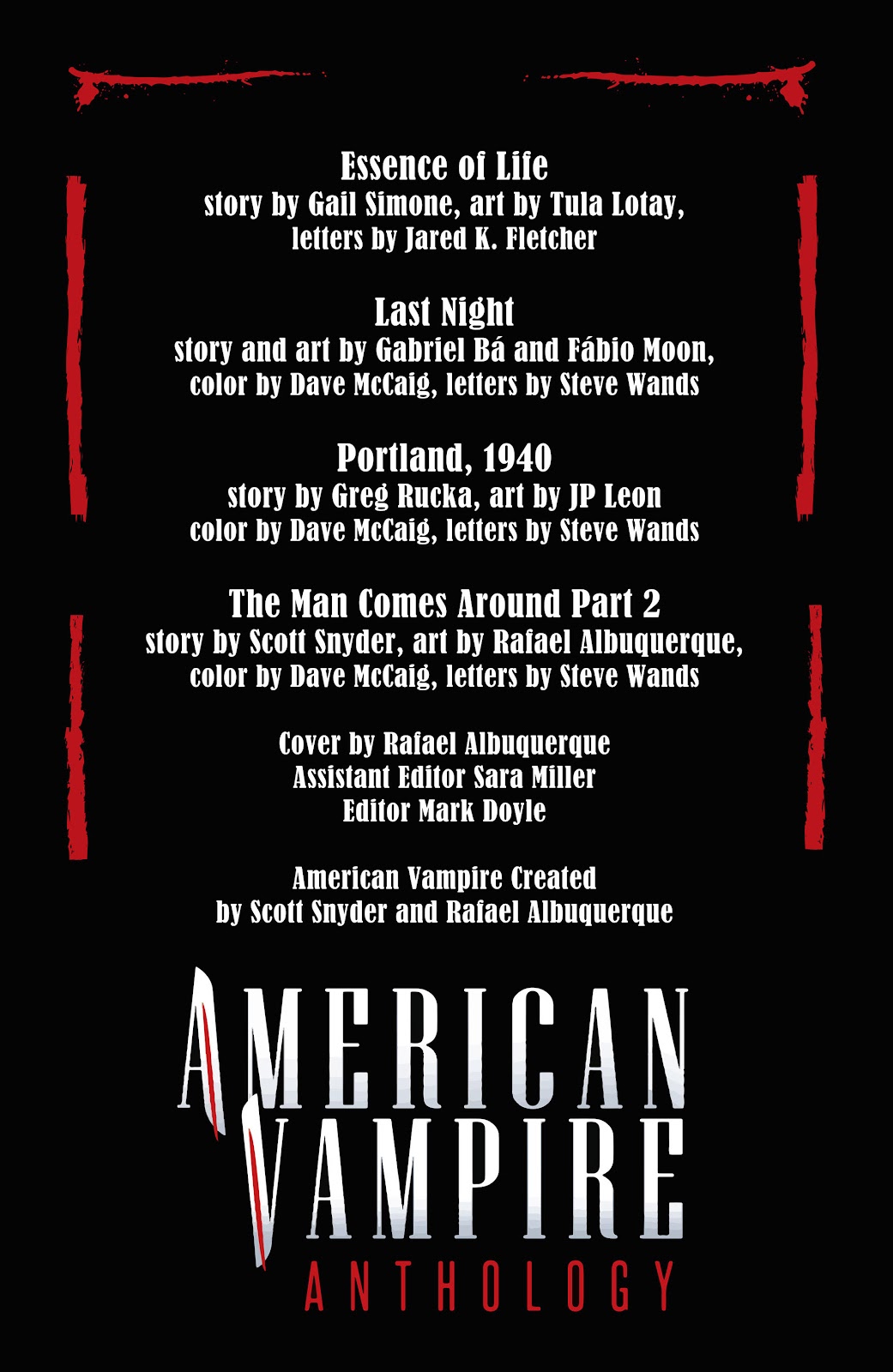 American Vampire: Anthology issue 1 - Page 3