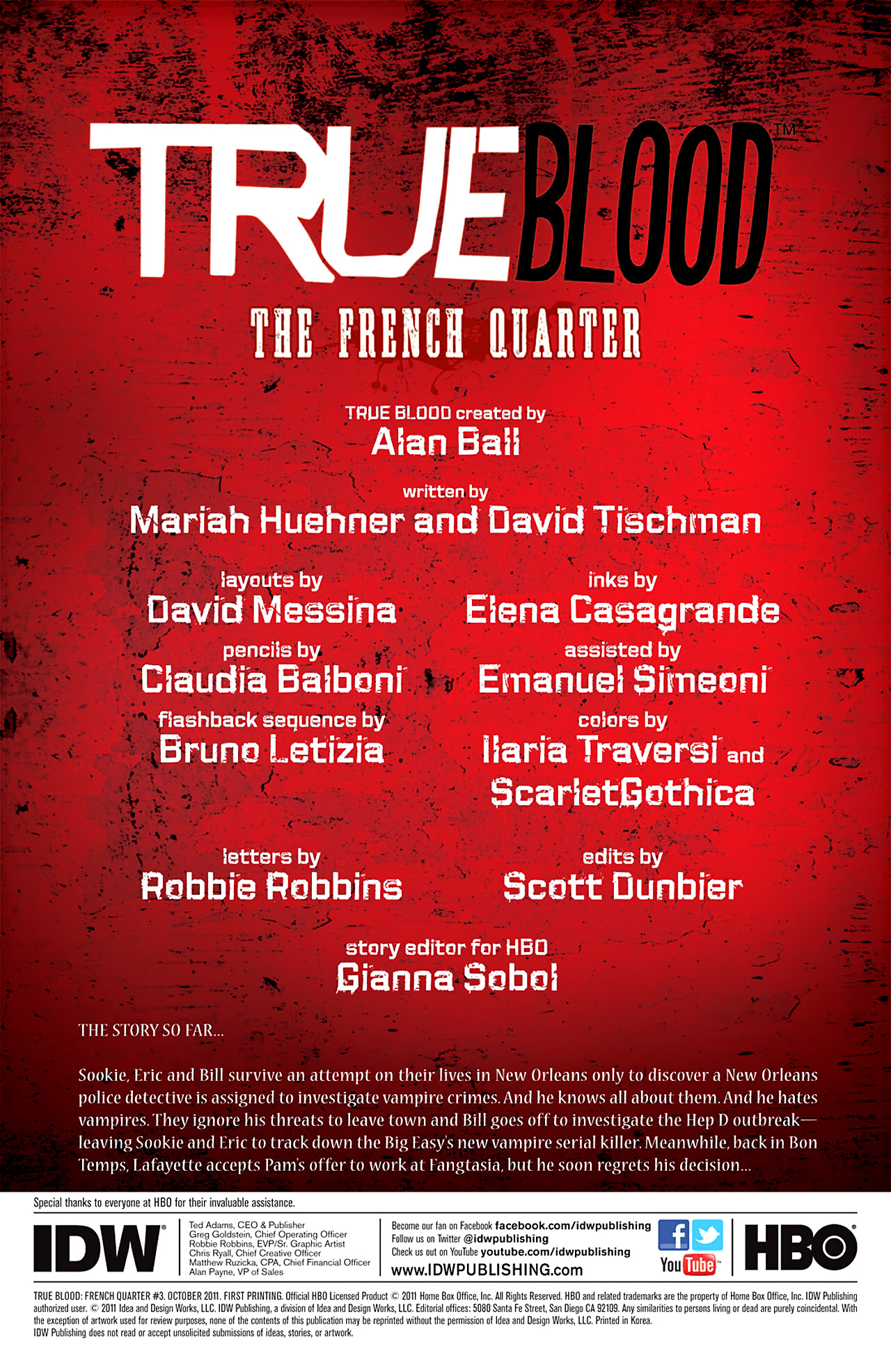 Read online True Blood: French Quarter comic -  Issue #3 - 5