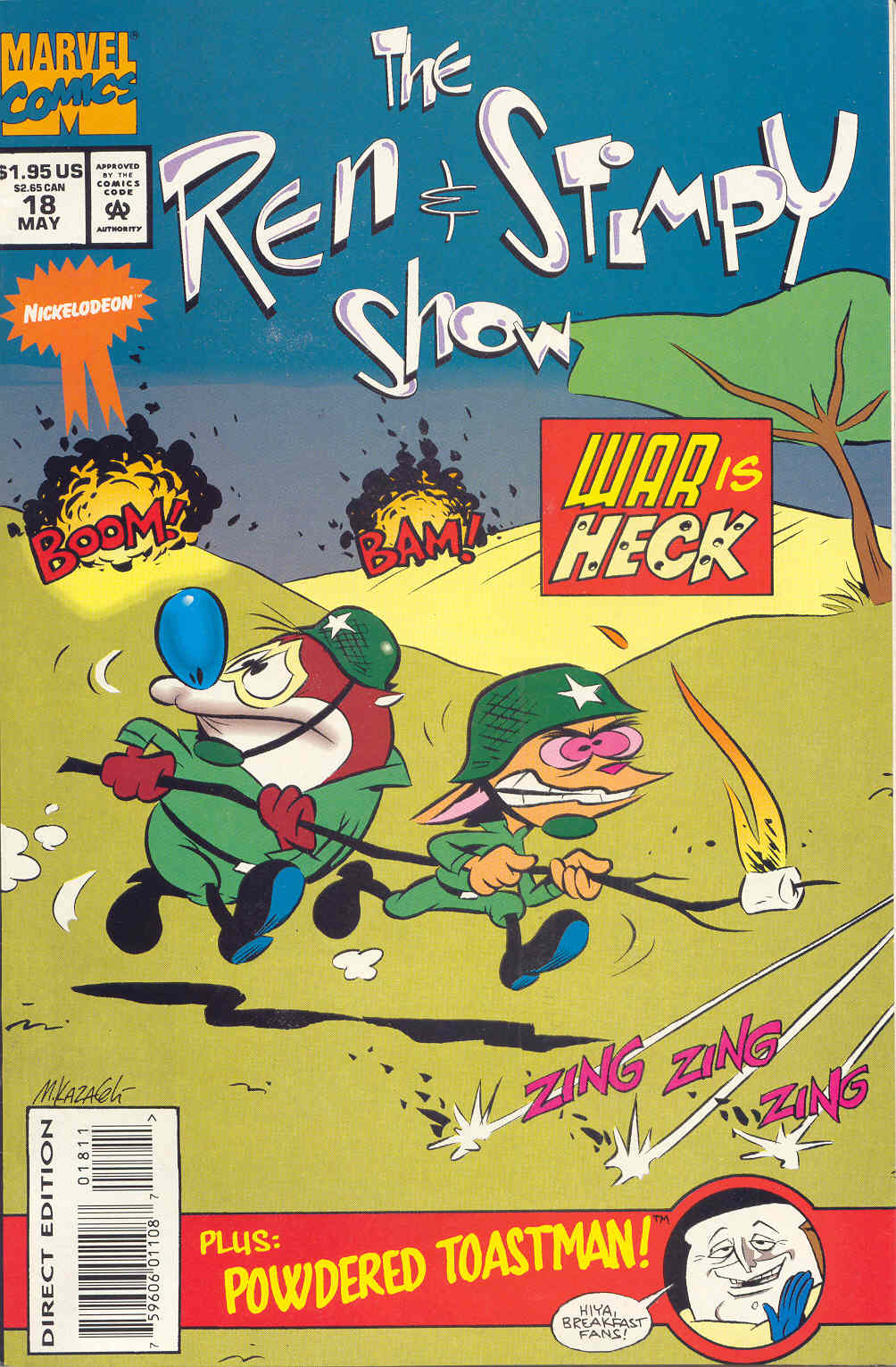 Read online The Ren & Stimpy Show comic -  Issue #18 - 1