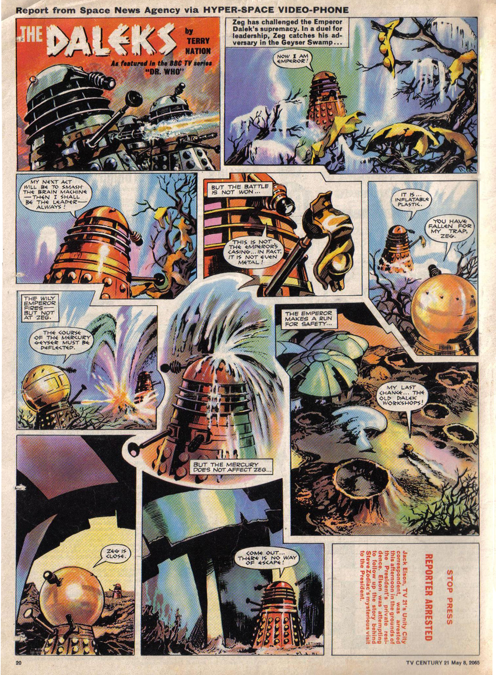 Read online TV Century 21 (TV 21) comic -  Issue #16 - 19